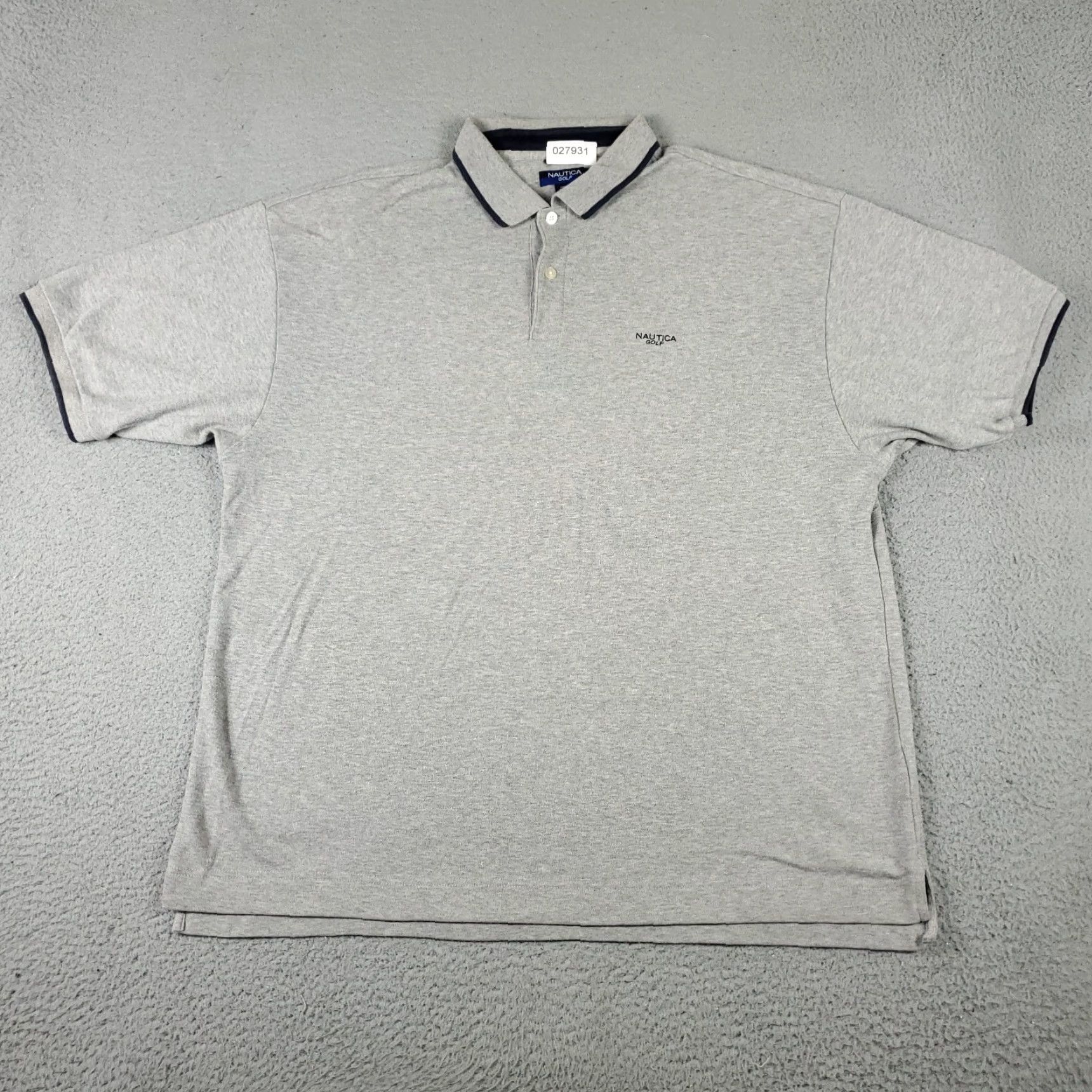 Nautica Nautica Polo Shirt Mens XL Gray Golf Casual Short Sleeve Adult Size US XL / EU 56 / 4 - 3 Thumbnail