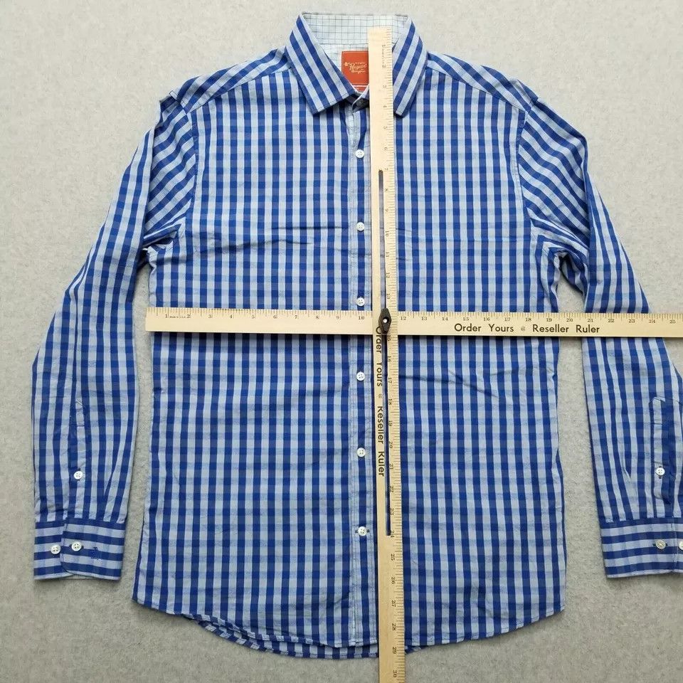 Original Penguin Penguin Shirt Mens 15 32/33 Check Casual Long Sleeve Size US L / EU 52-54 / 3 - 5 Thumbnail