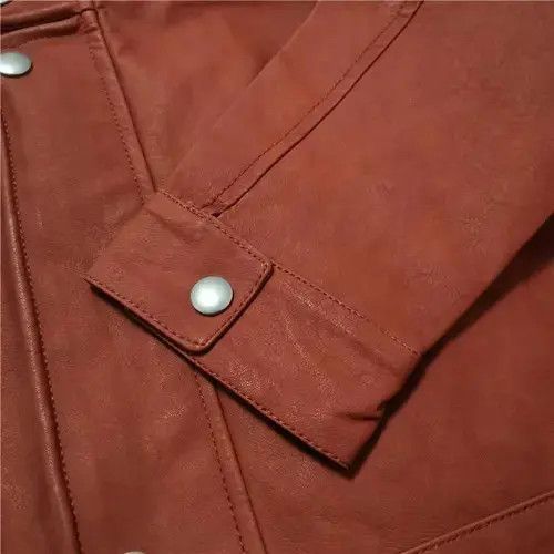 VIBE Retro punk leather jacket Size US L / EU 52-54 / 3 - 4 Thumbnail