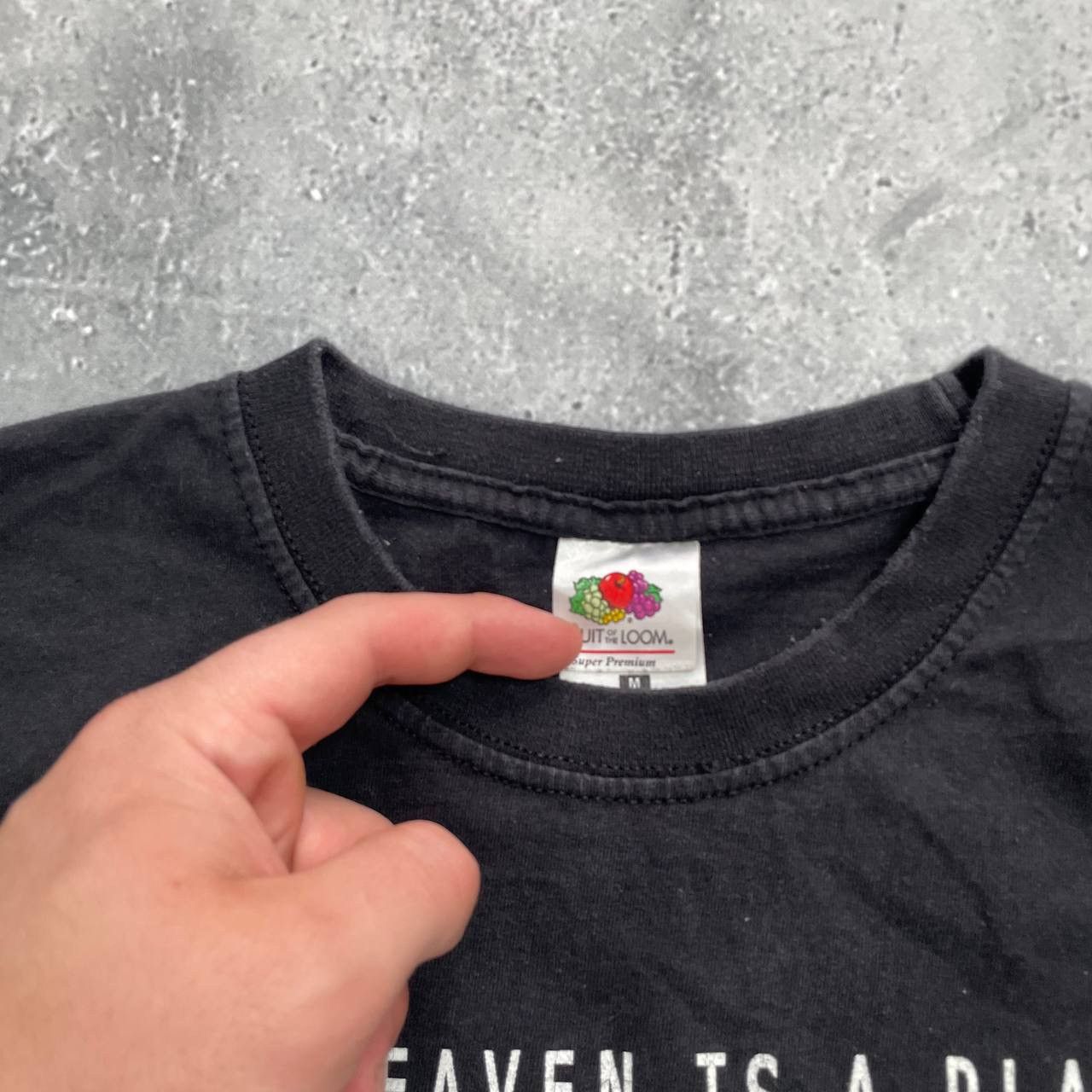 Band Tees Vintage Talking Heads Heaven Is A Place Band T Shirt Black Size US M / EU 48-50 / 2 - 6 Thumbnail