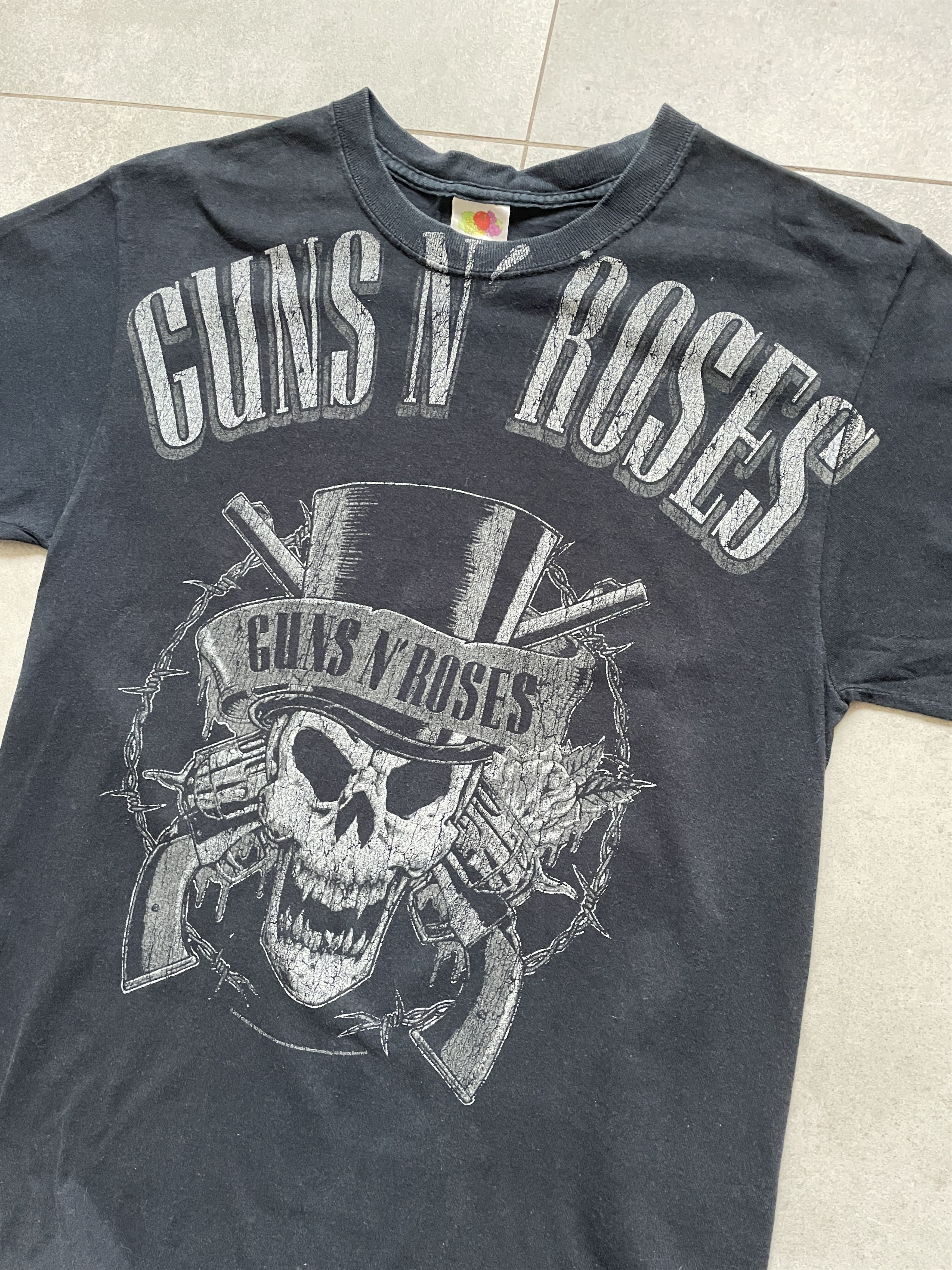 Band Tees × Vintage Y2K GUNS N ROSES 2007 AXEL ROSE AOP BLACK WASHED BAND TEE Size US M / EU 48-50 / 2 - 3 Thumbnail