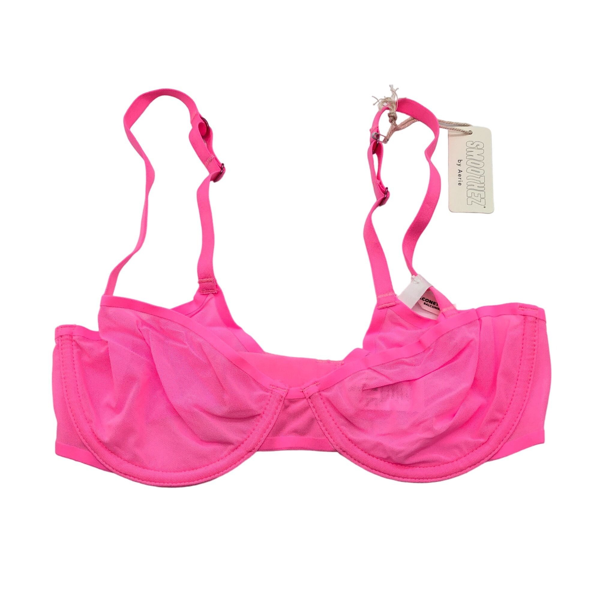 Other Smoothez by Aerie Bra Balconette Sheer Mesh Unlined Underwir Size ONE SIZE - 1 Thumbnail