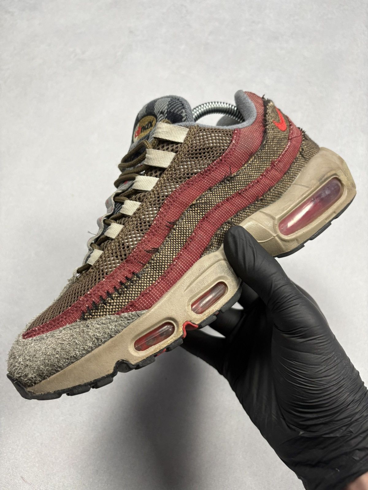 Nike Nike Air Max 95 Freddy Krueger Horror Distressed Sneakers 41 Size US 8 / EU 41 - 17 Thumbnail
