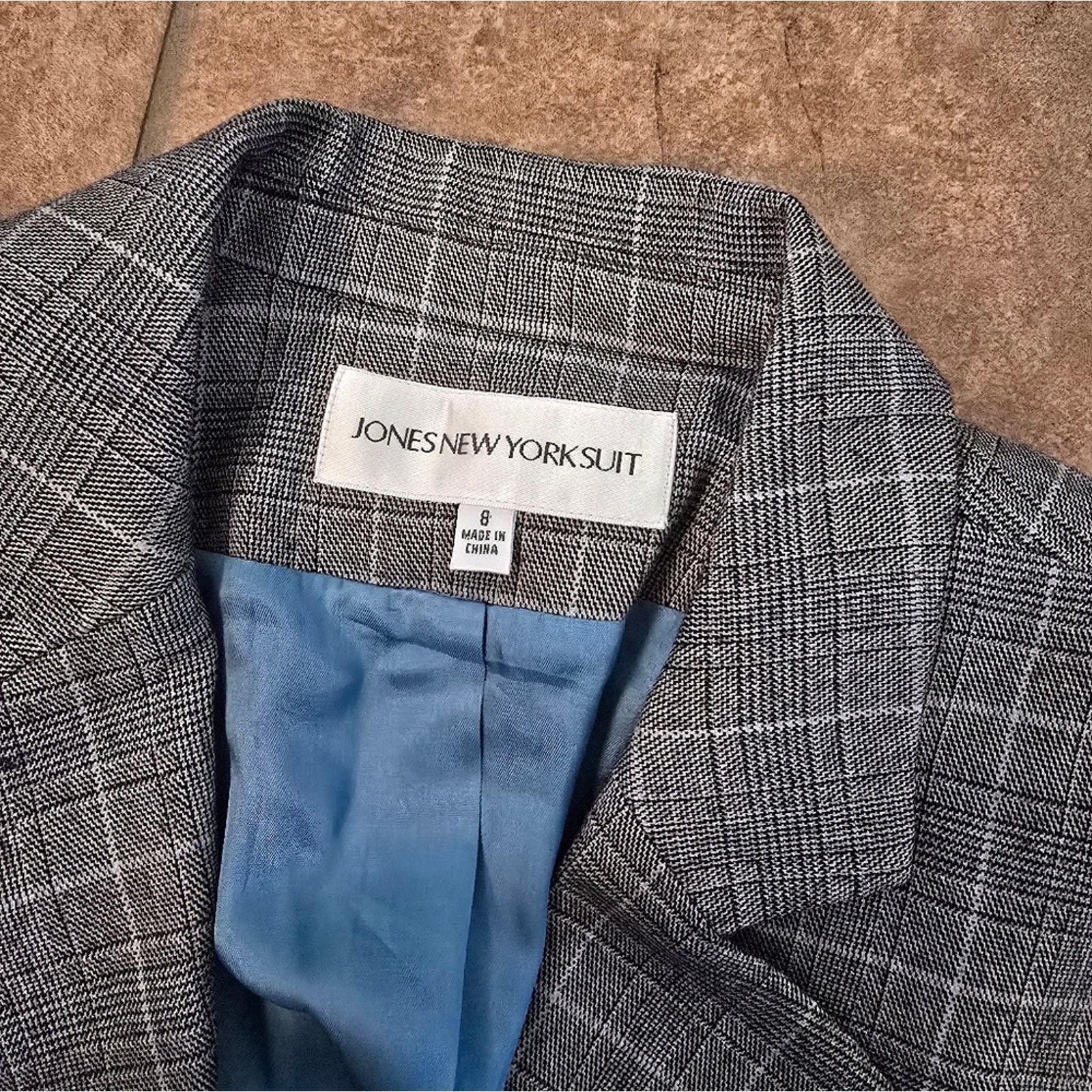 Jones New York Grey | JONES NEW YORK | Business Blazer Size M / US 6-8 / IT 42-44 - 3 Thumbnail