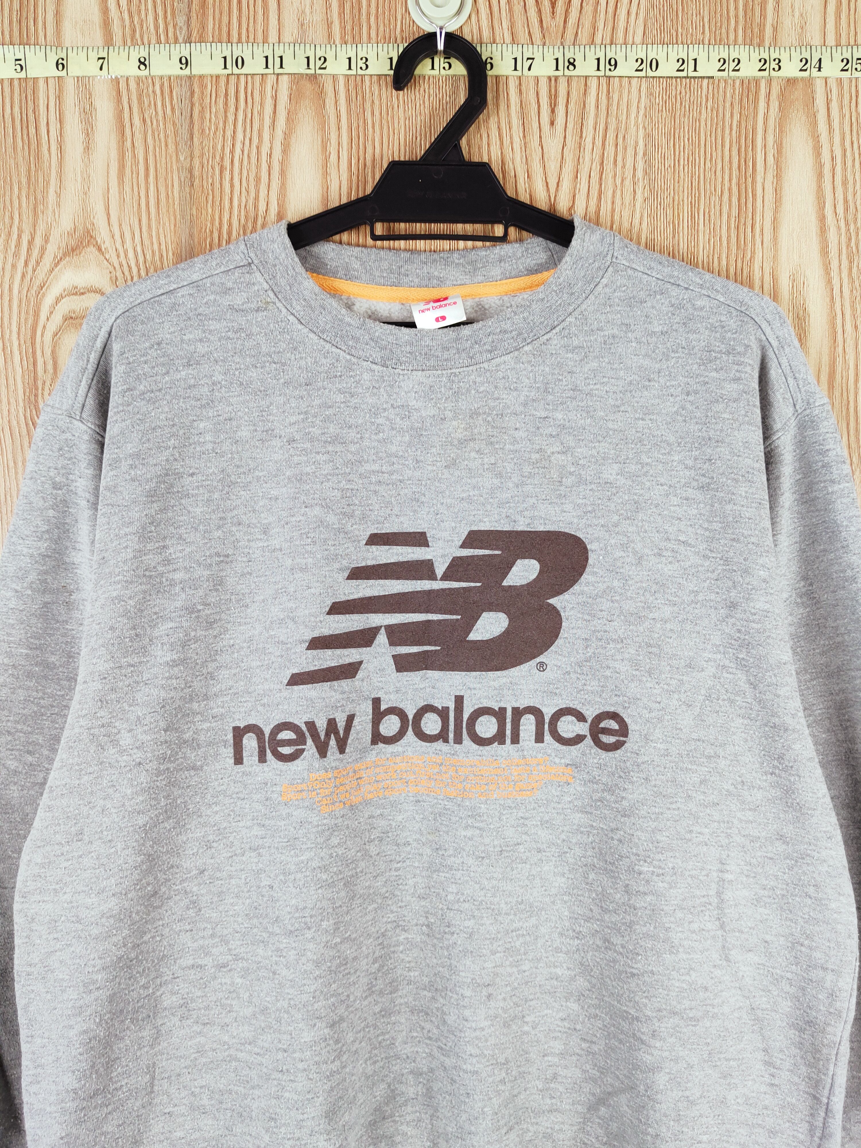New Balance × Vintage New Balance Faded Gray Sweatshirts Size US L / EU 52-54 / 3 - 2 Thumbnail