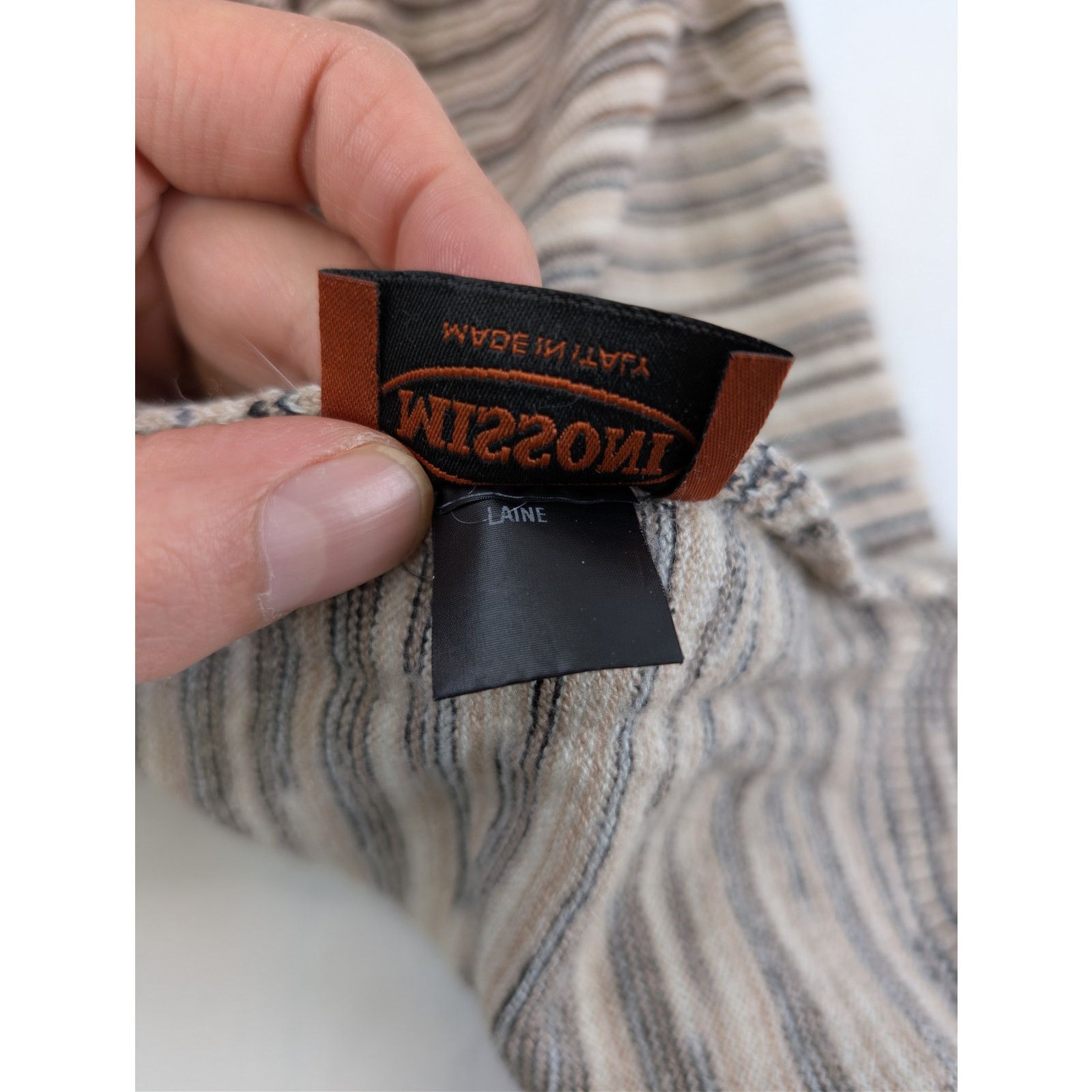 Missoni o1rshd1 Size: OS / striped knit scarf in Multicolor Size ONE SIZE - 10 Thumbnail