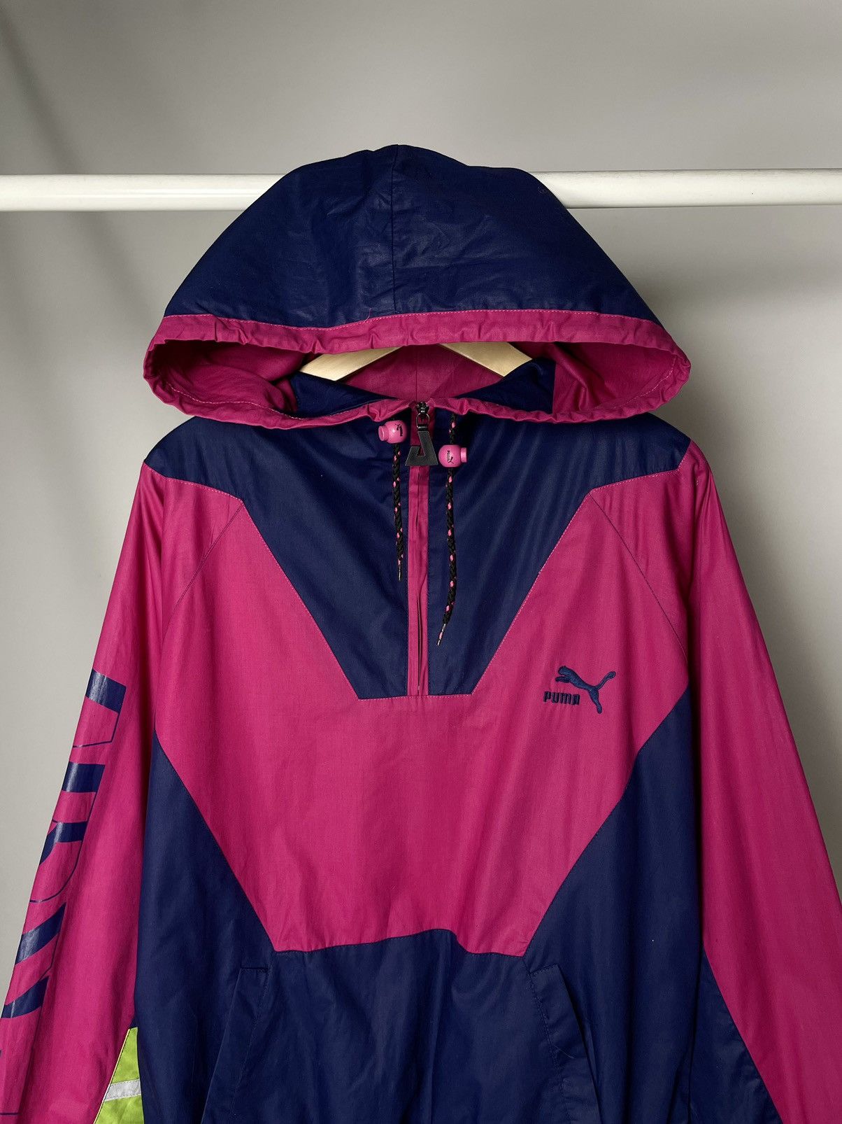 Puma Puma 😈 Vintage Pink Rain Light Hooded Supreme Jacket Size US L / EU 52-54 / 3 - 3 Thumbnail