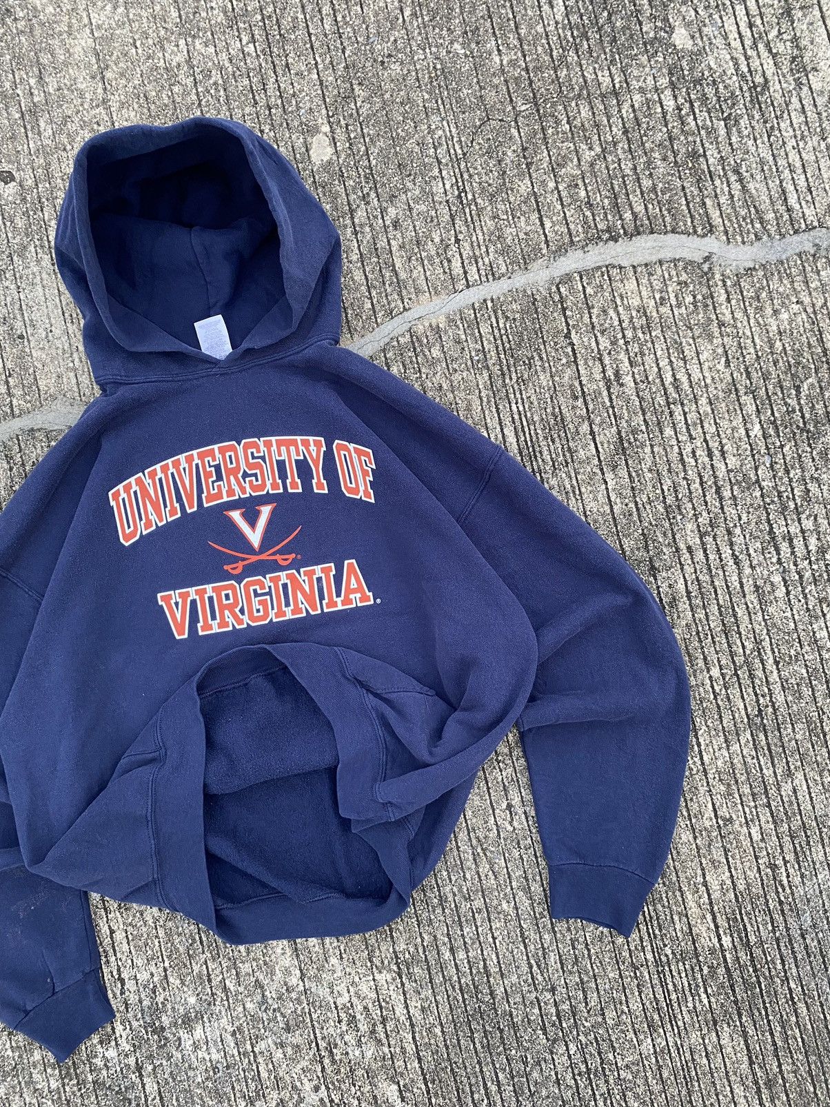 Jerzees Vintage “VIRGINIA” Faded JERZEES Hoodie Size US XL / EU 56 / 4 - 5 Thumbnail
