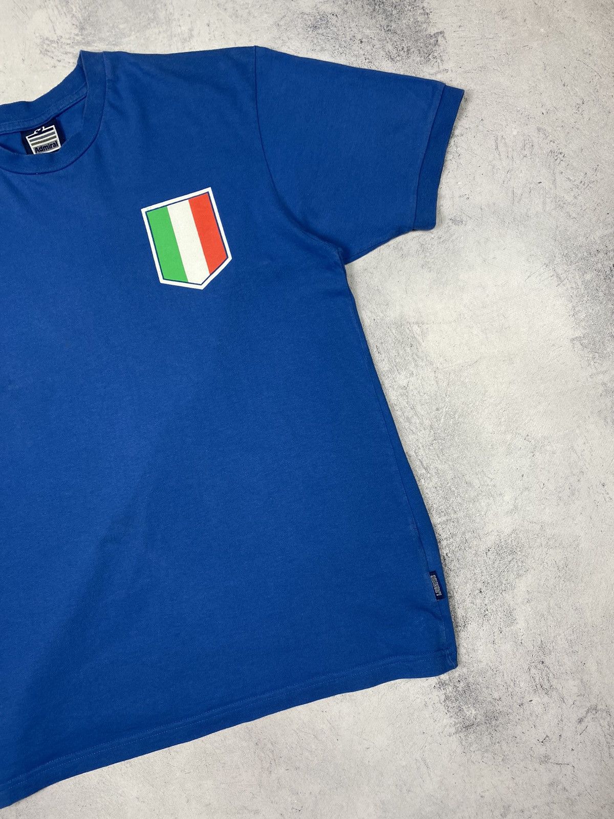 Vintage Vintage 00s Roberto Baggio #10 Italy Cotton T Shirt Jersey Size US L / EU 52-54 / 3 - 5 Thumbnail