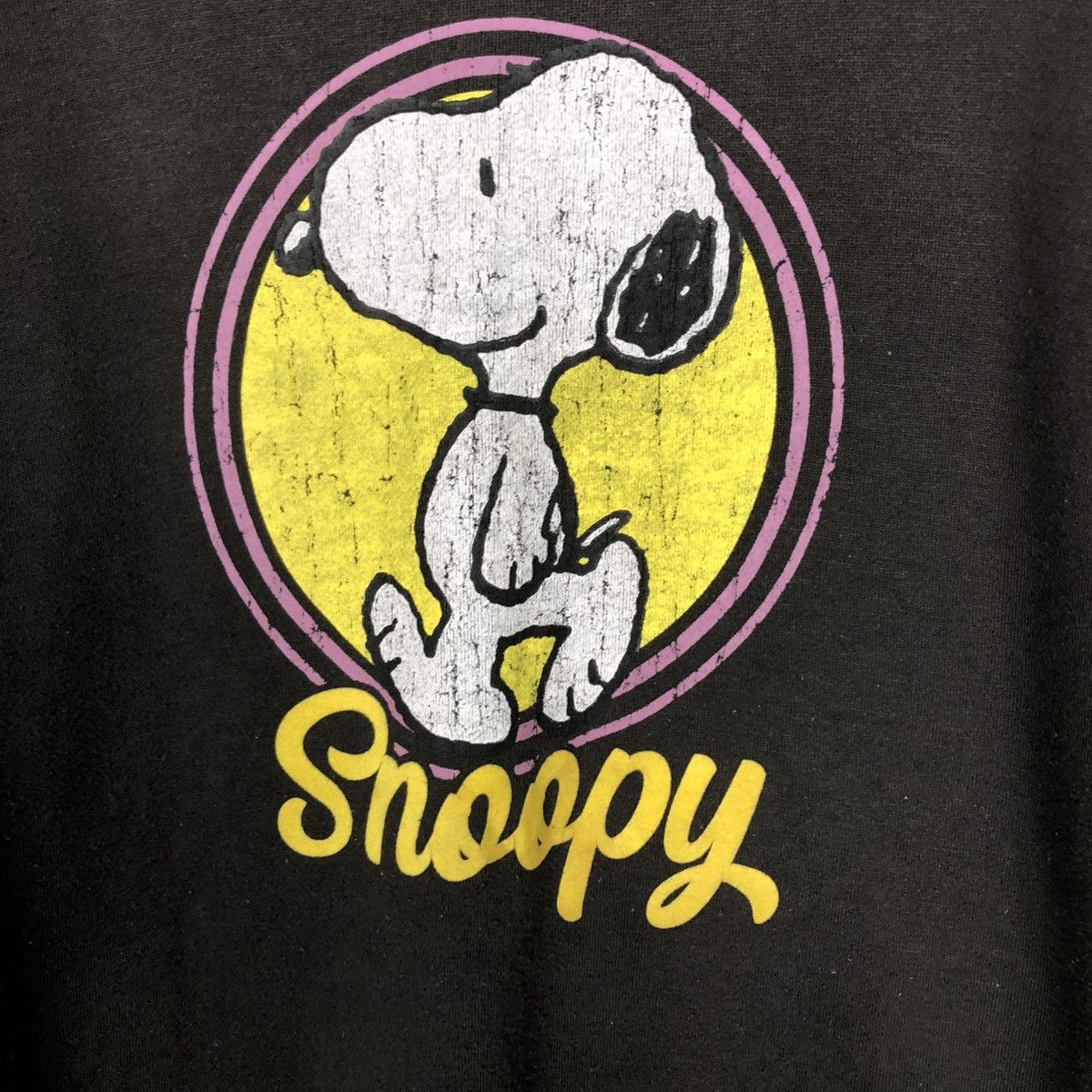 Peanuts 🔥VINTAGE SWEATSHIRT SNOOPYPEANUTS BIG LOGO OVER PRINT Size US M / EU 48-50 / 2 - 14 Thumbnail