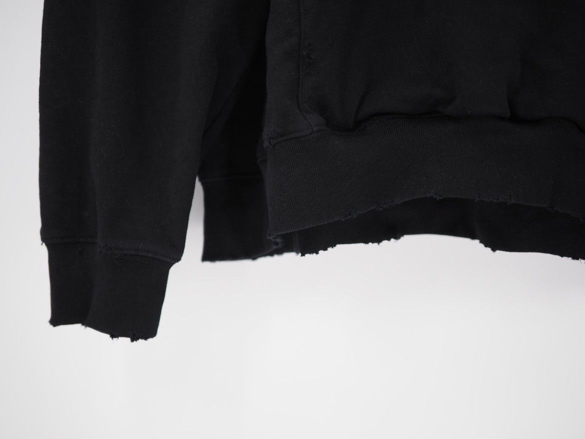 Balenciaga Balenciaga 23ss Oversized Sink Through Logo Hoodie-2505 Size US XS / EU 42 / 0 - 4 Thumbnail