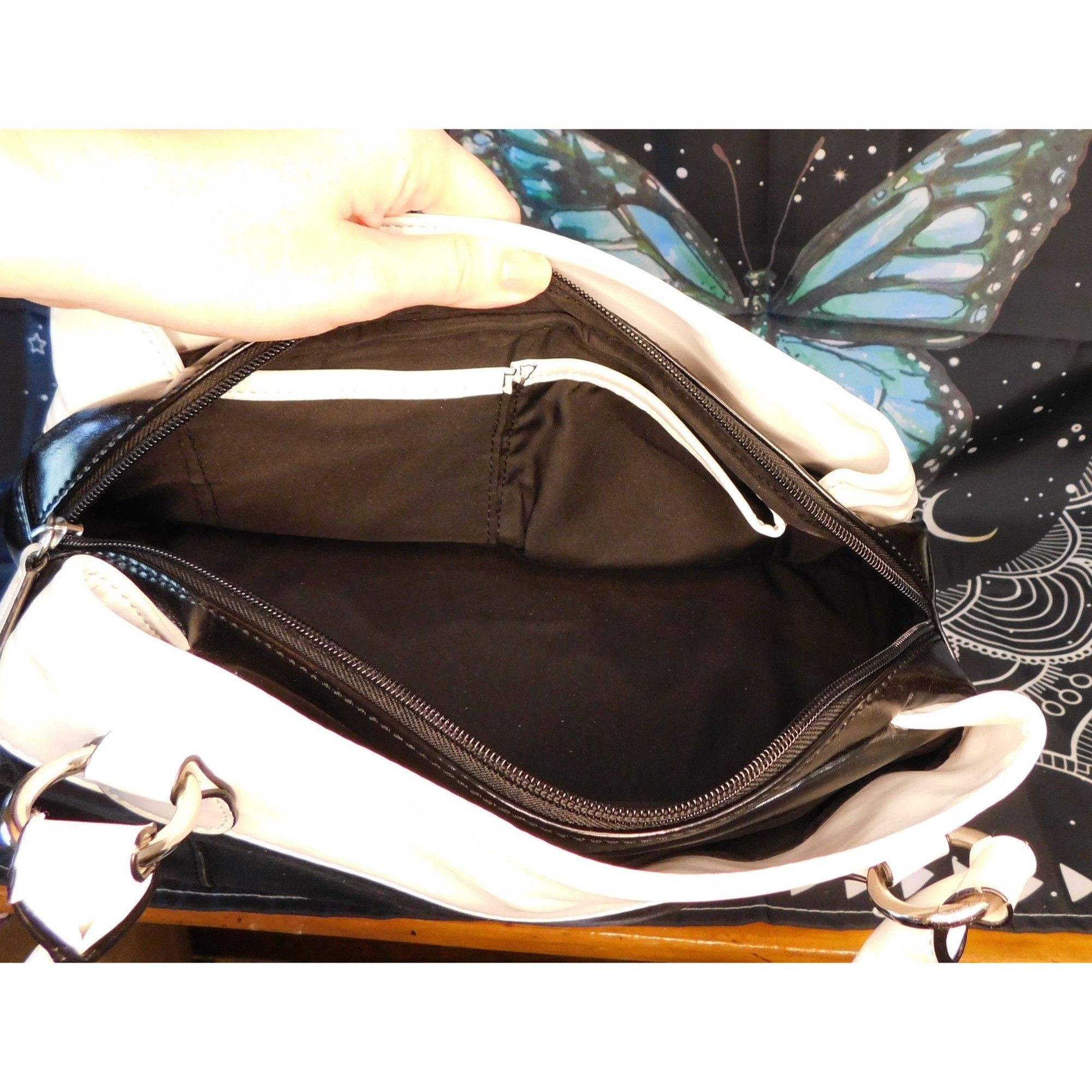 Giani Bernini Giani Bernini Black And White Shoulder Bag Size ONE SIZE - 4 Thumbnail