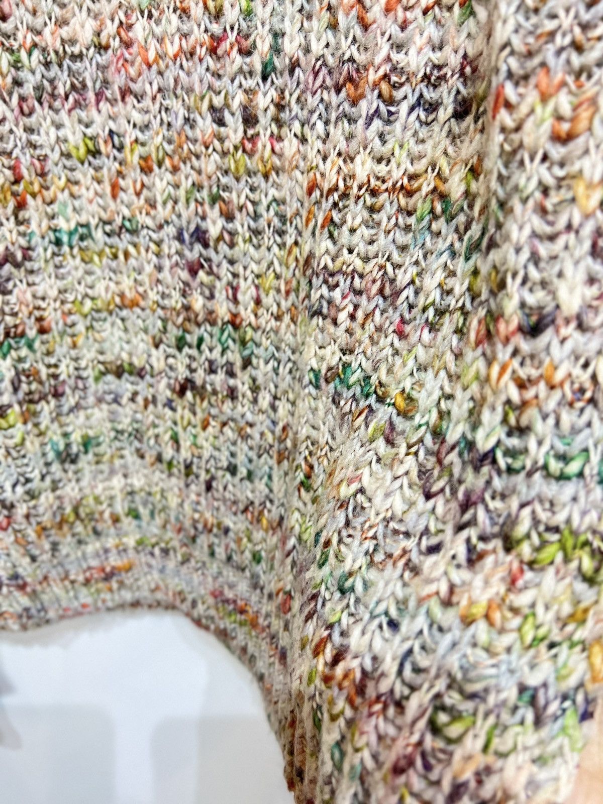 Designer × Japanese Brand Coloured Cable Knit Sweater By.COEN JAPANESE Size M / US 6-8 / IT 42-44 - 4 Thumbnail