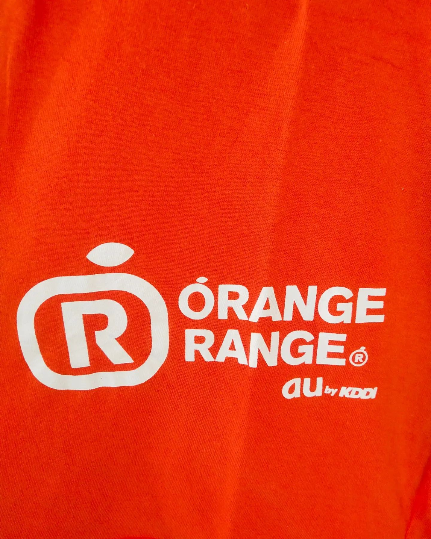 Band Tees Vintage Orange Range Spellout Faded AU by KDDI Band Tee Size US M / EU 48-50 / 2 - 2 Thumbnail