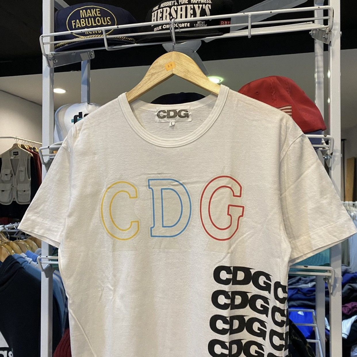 CDG by Comme des Garcons Anti Social Social Club CDG Breaking News Tee L Size US M / EU 48-50 / 2 - 3 Thumbnail