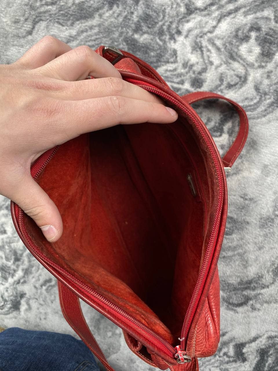 Gucci Vintage Gucci 80s-90s Leather Crossbody Shoulders Size ONE SIZE - 8 Thumbnail