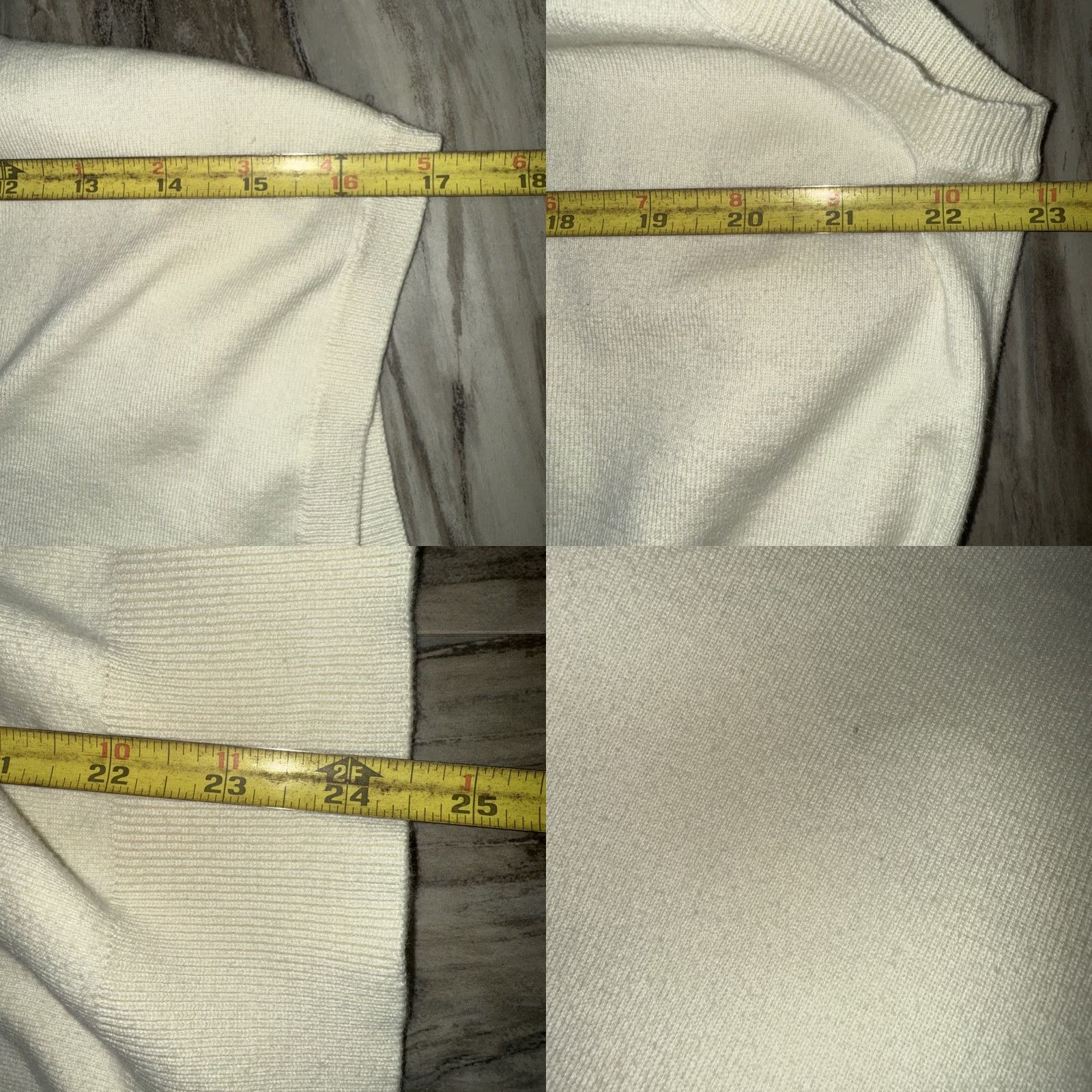Ralph Lauren Polo Ralph Lauren Sweater Vest Sleeveless Ivory 100% Pima Cotton XL Men V-Neck Knit Casual Business Golf Size US XL / EU 56 / 4 - 8 Thumbnail