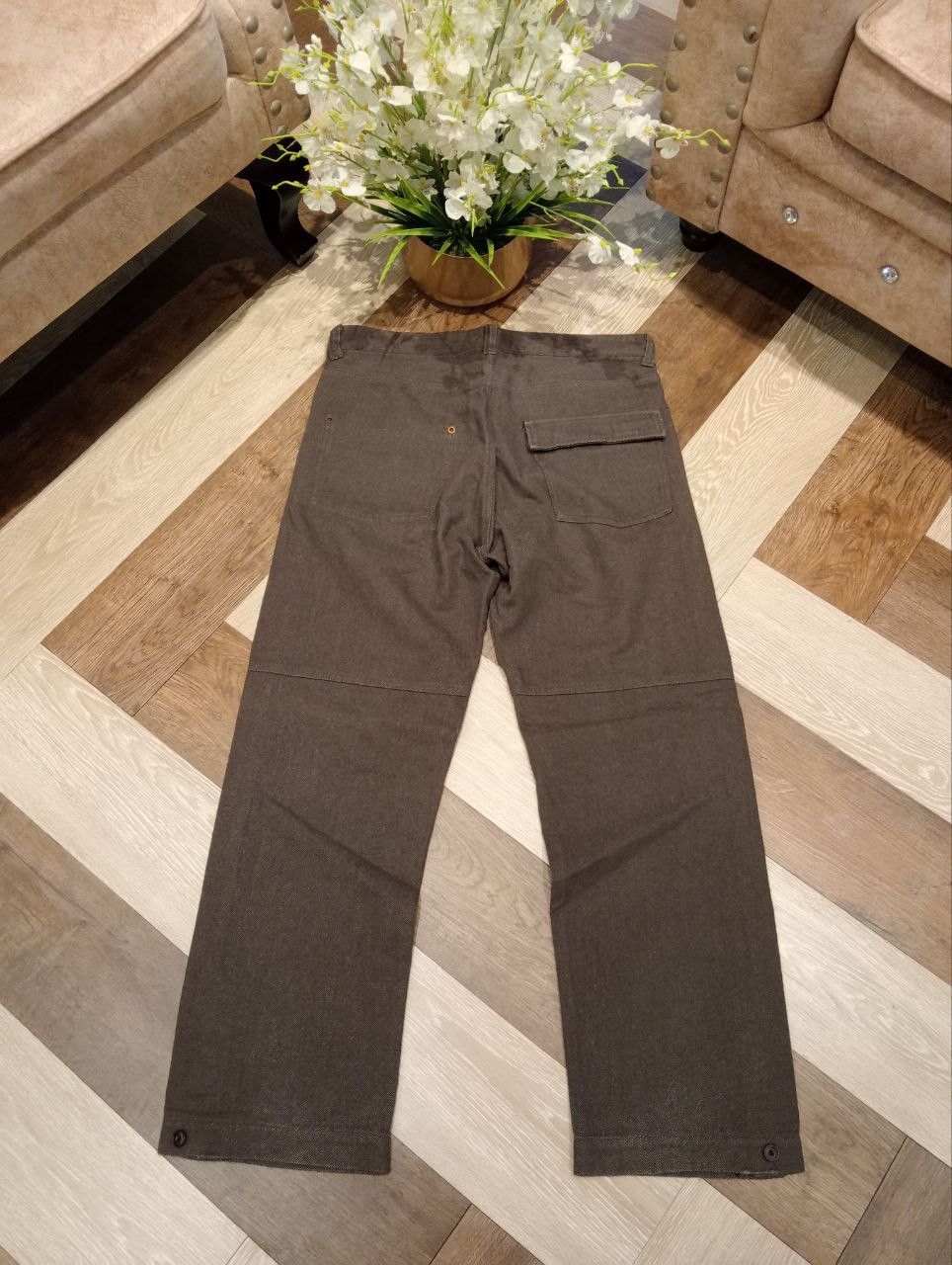 Japanese Brand JAPANESE PROHIBIT COTTON WOOL VINTAGE PANTS - SIZE L Size US 34 / EU 50 - 9 Thumbnail
