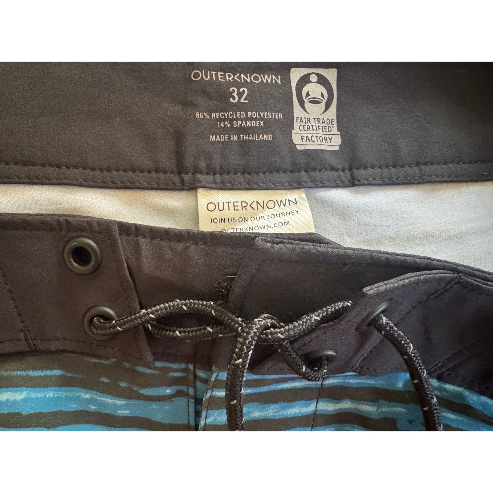 Outerknown Mens Size 32 OuterKnown Swimwear Trunks Size US 38 / EU 54 - 1 Thumbnail