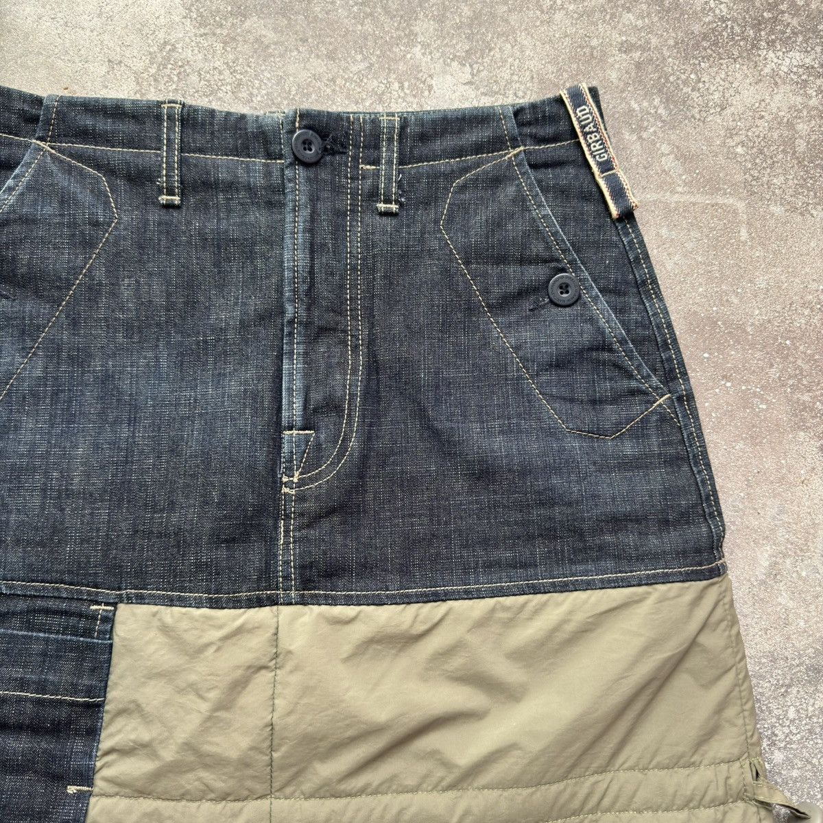 Marithe + Francois Girbaud Marithe Francois Girbaud Vintage Cargo Skirt Size 28" / US 6 / IT 42 - 6 Thumbnail