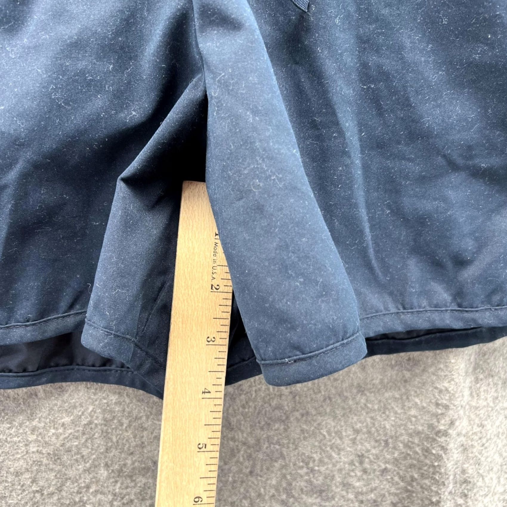 Nike Nike Shorts Women Large Vintage Y2K Blue Navy Swoosh Athletic Fleece, Activewear, 3 in inseam, Regular, Polyester, Gym & Training, Beige? Size 36" / US 14 / IT 50 - 7 Thumbnail