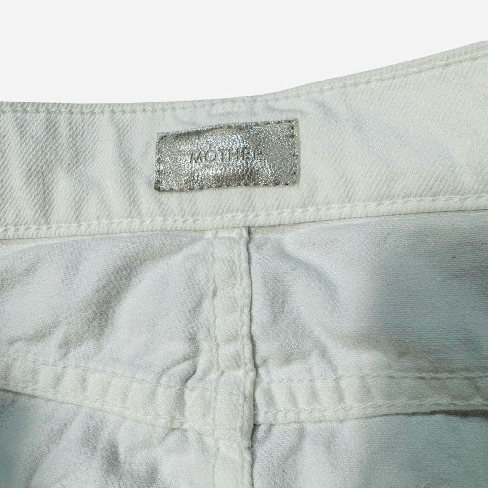 MOTHER Mother Peg Mini Fray White Party Crashers Skirt Size 26 Size 26" / US 2 / IT 38 - 3 Thumbnail