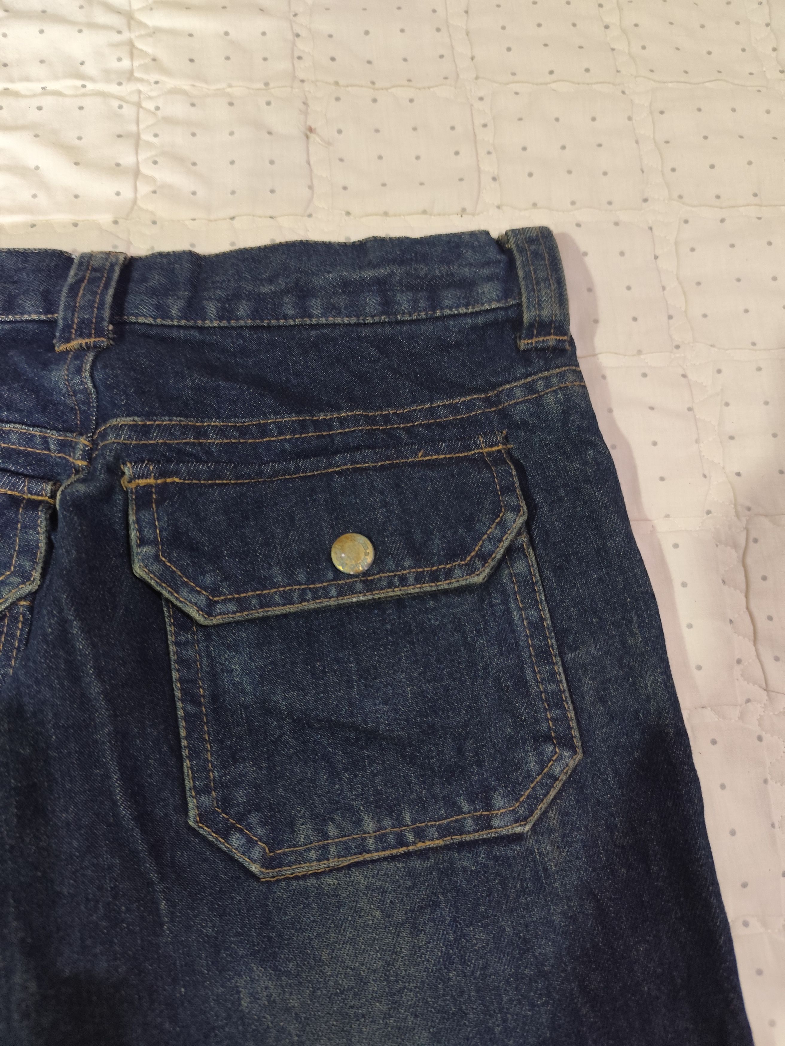 Japanese Brand Vintage Romantic Mocha Flare Bushpant Denim J019 Size 28" / US 6 / IT 42 - 13 Thumbnail