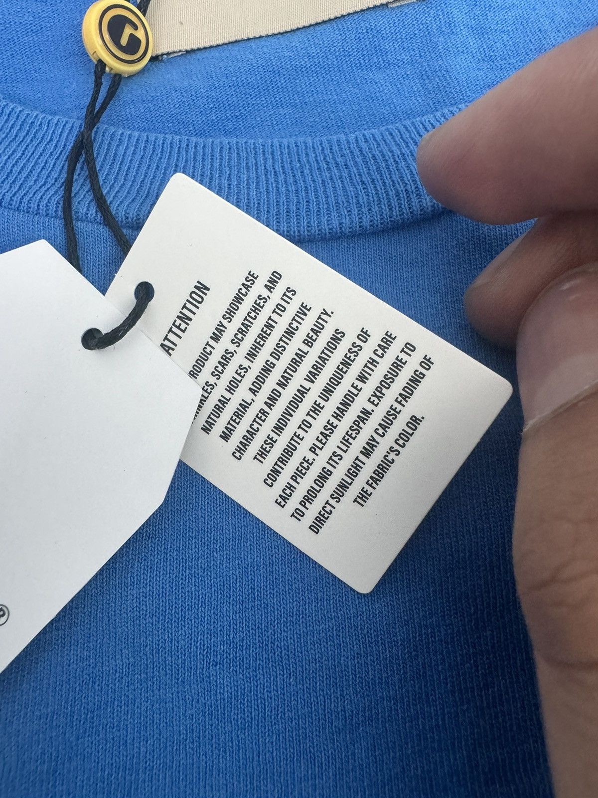 Gallery Dept. Gallery Dept Royal Blue logo tee Size US L / EU 52-54 / 3 - 8 Thumbnail