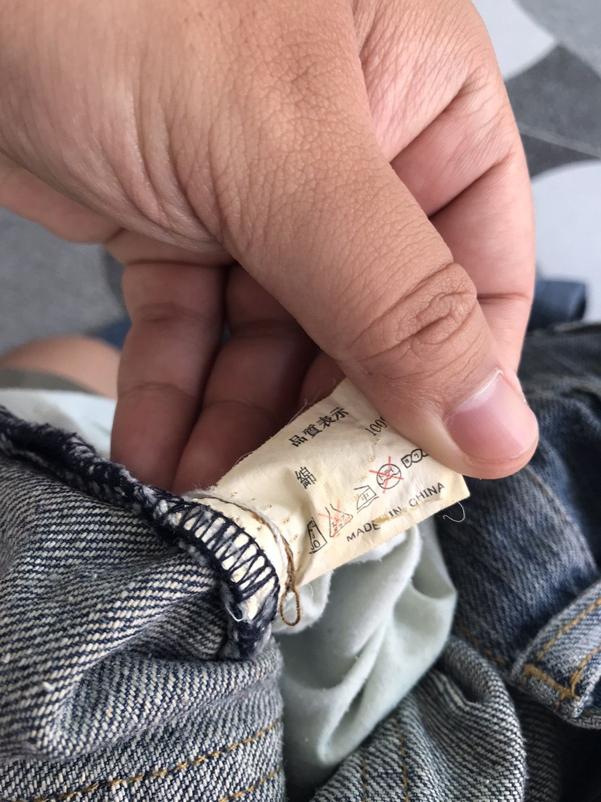If Six Was Nine × Japanese Brand × Le Grande Bleu (L.G.B.) Jackrose Distressed Flare Denim Size US 33 - 8 Thumbnail