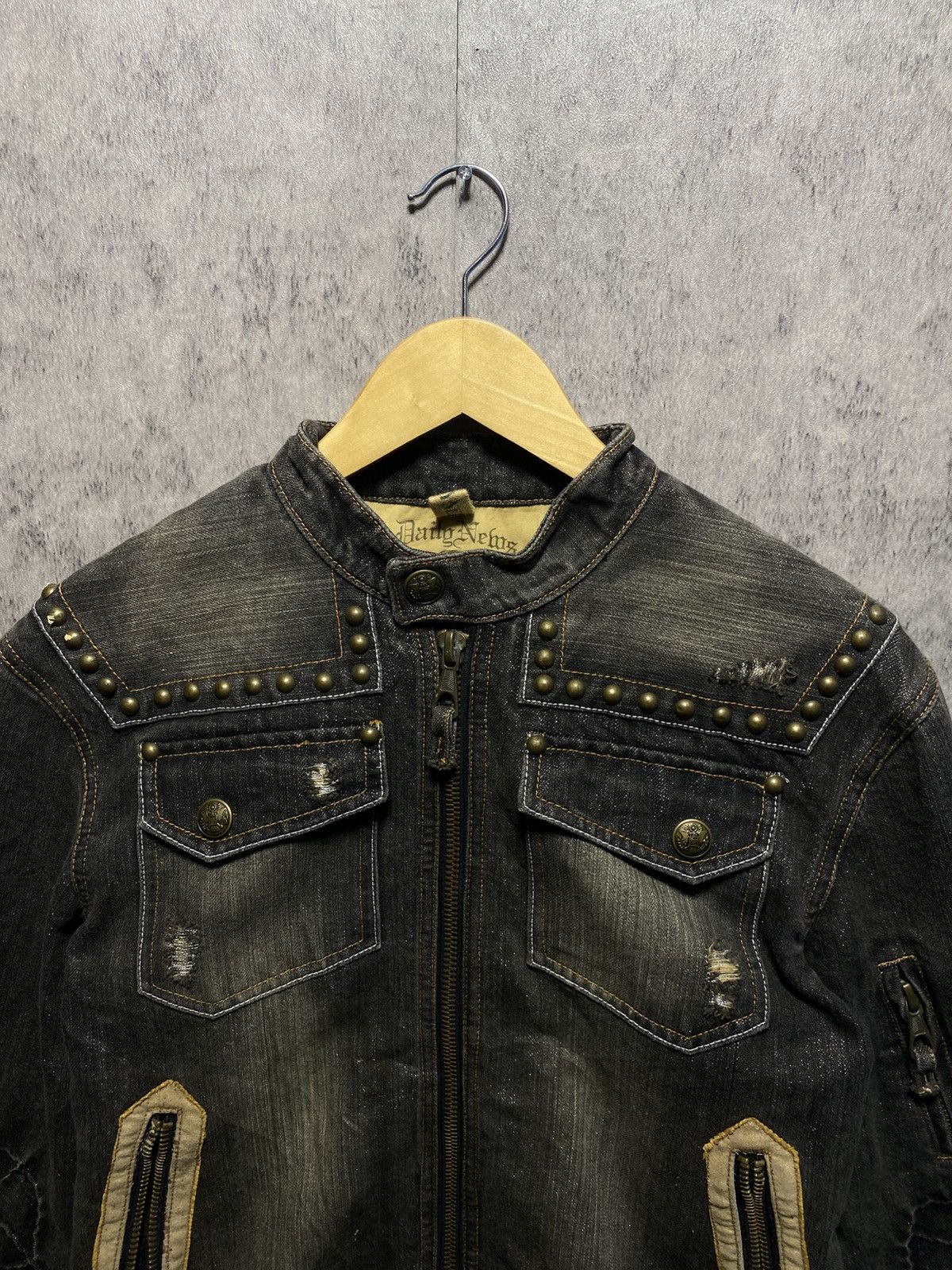 If Six Was Nine × Japanese Brand DAILY NEWS JACKET DENIM Size US M / EU 48-50 / 2 - 2 Thumbnail