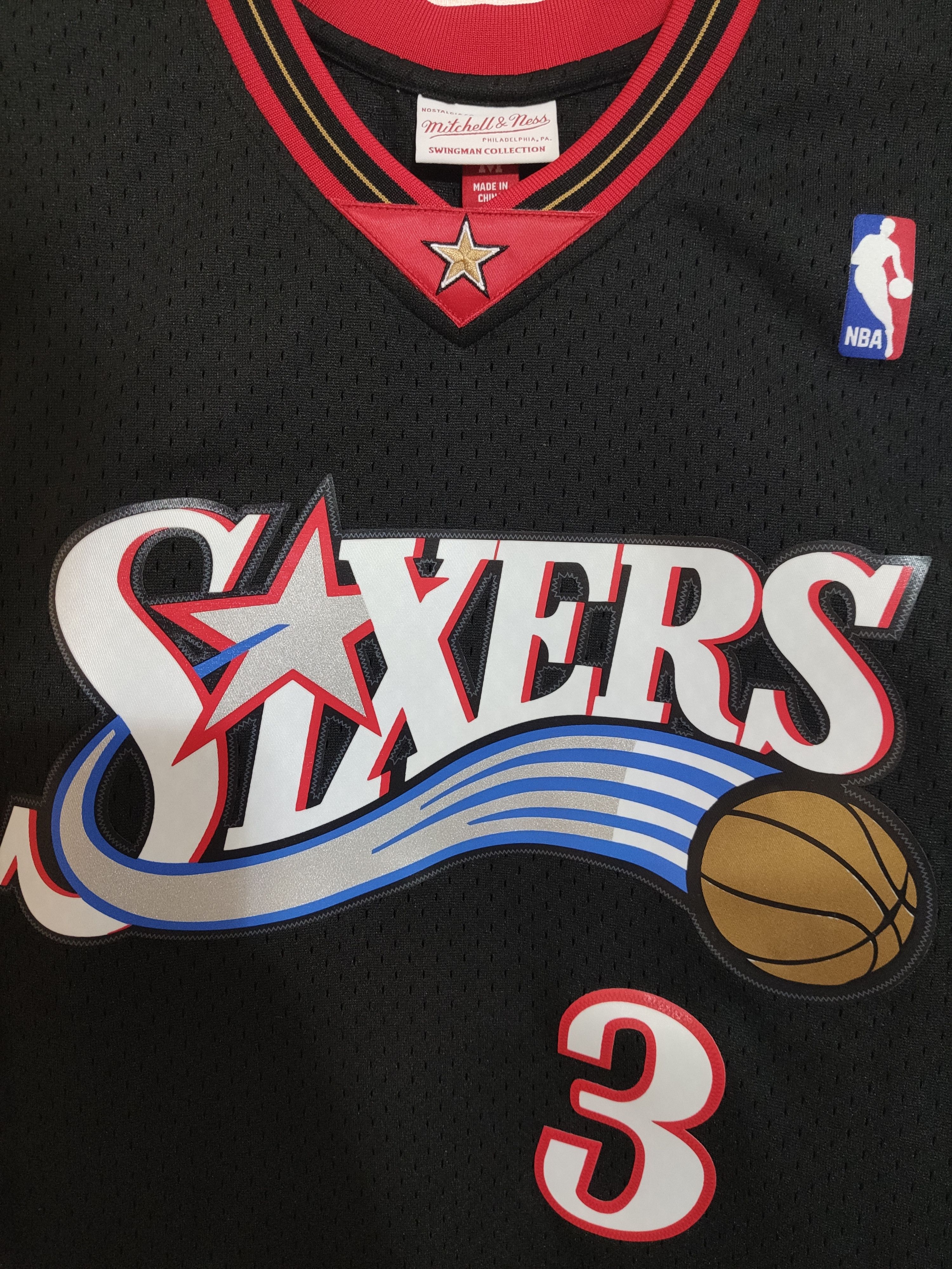 Mitchell & Ness NBA Allen Iverson Jersey 76ers 2000 2001 Size US M / EU 48-50 / 2 - 6 Thumbnail