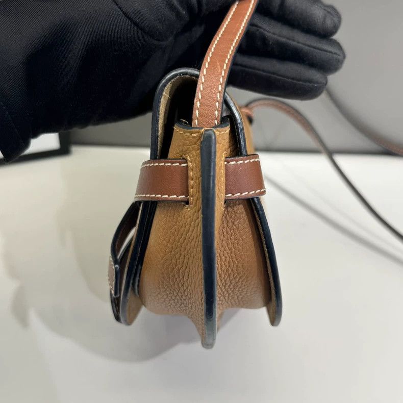 Loewe LOEWE size os Mini saddle bag caramel color Size ONE SIZE - 3 Thumbnail