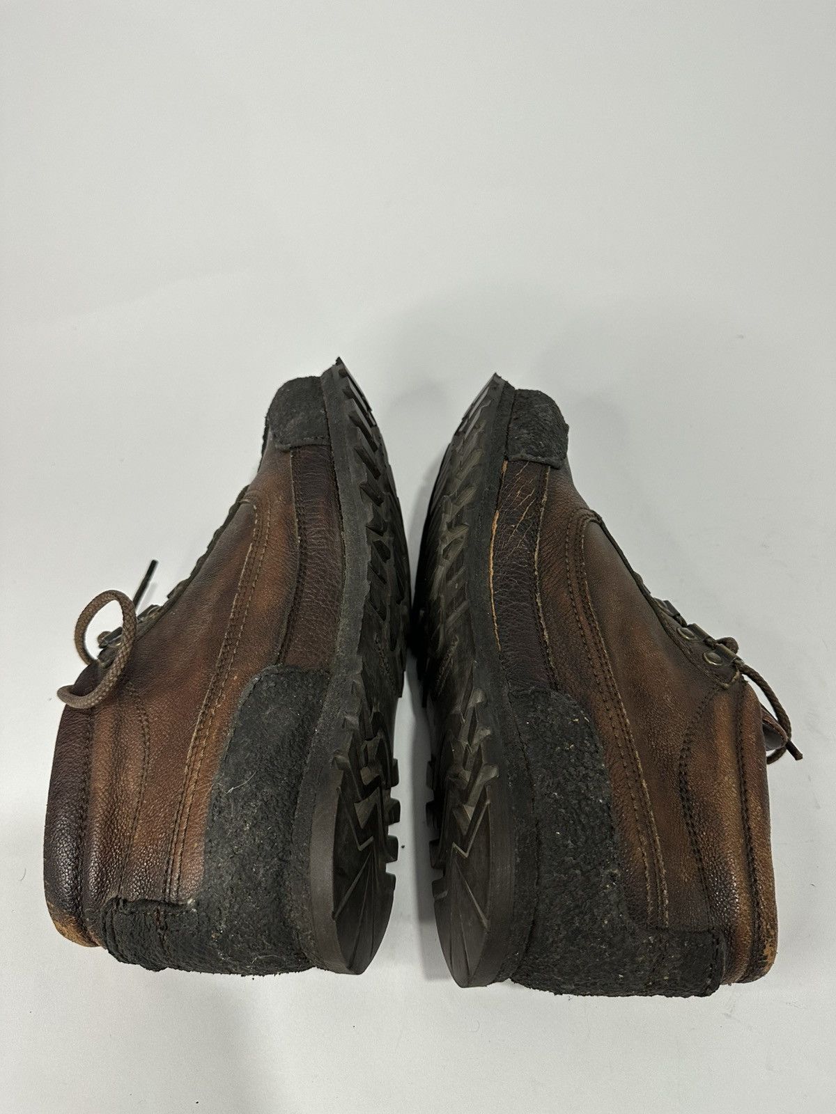 Dolce & Gabbana DOLCE & GABBANA Brown Deerskin Leather Hiking Boots. Size US 9.5 / EU 42-43 - 6 Thumbnail