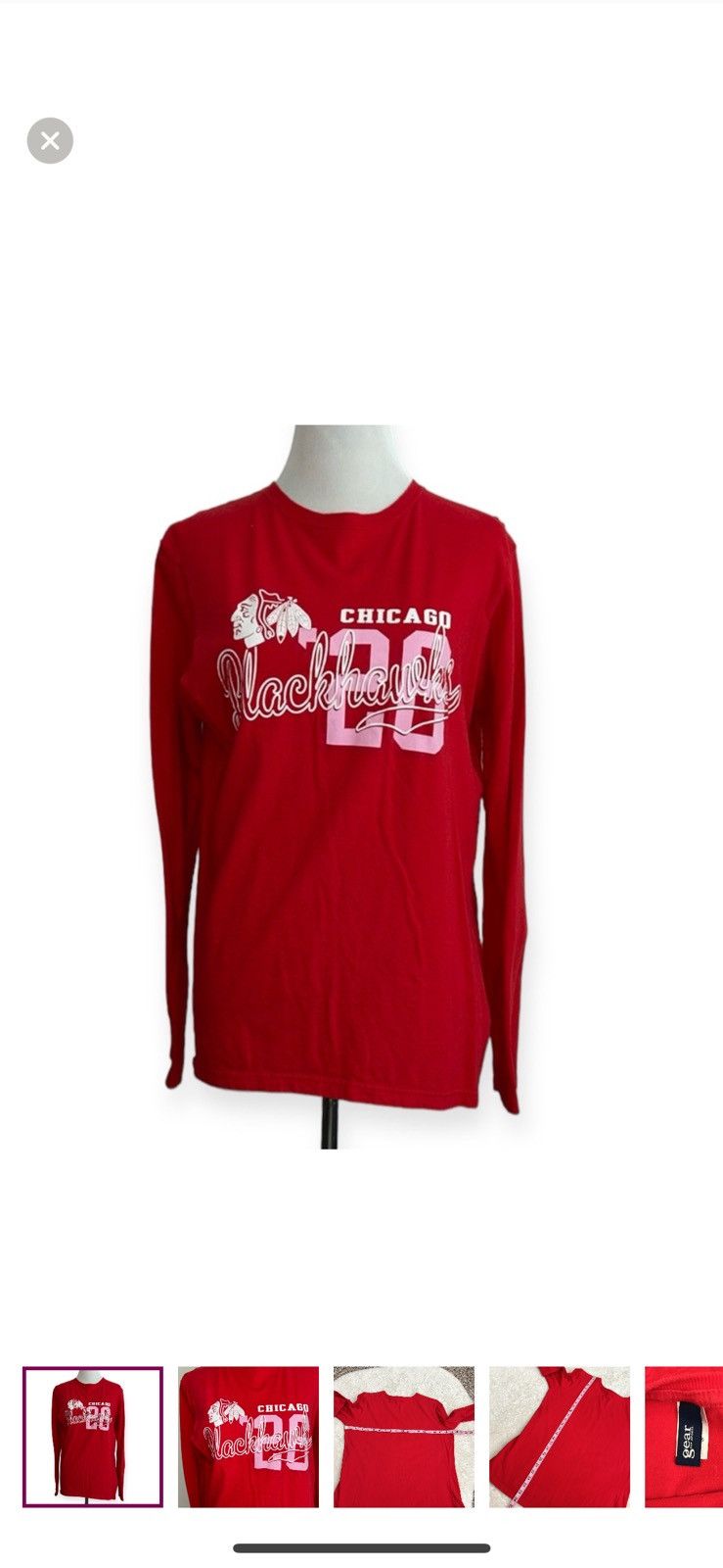 Gear for Sports Gear for sports large Chicago Blackhawks long sleeved tee Size L / US 10 / IT 46 - 1 Thumbnail
