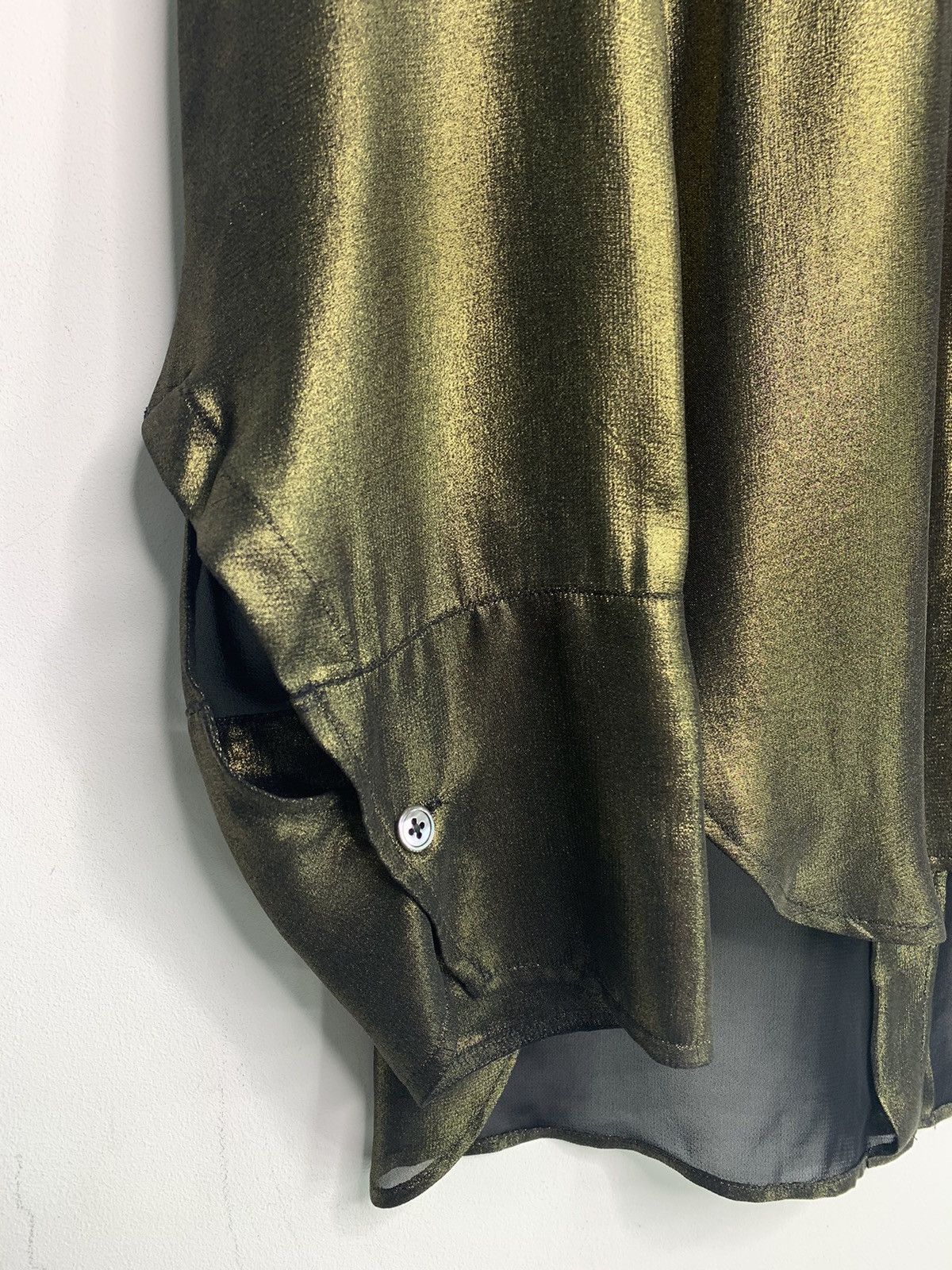 Ann Demeulemeester × Designer Ann Demeulemeester Women’s Viscose Shirt 44 Size Size M / US 6-8 / IT 42-44 - 12 Thumbnail