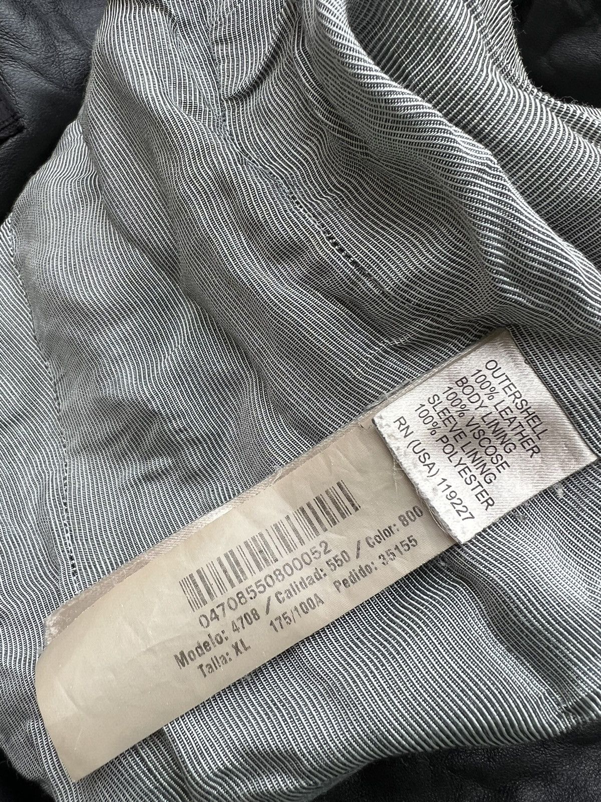 Massimo Dutti Vintage Massimo Dutti Distress Fade Leather Biker Jacket Size XL / US 12-14 / IT 48-50 - 25 Thumbnail
