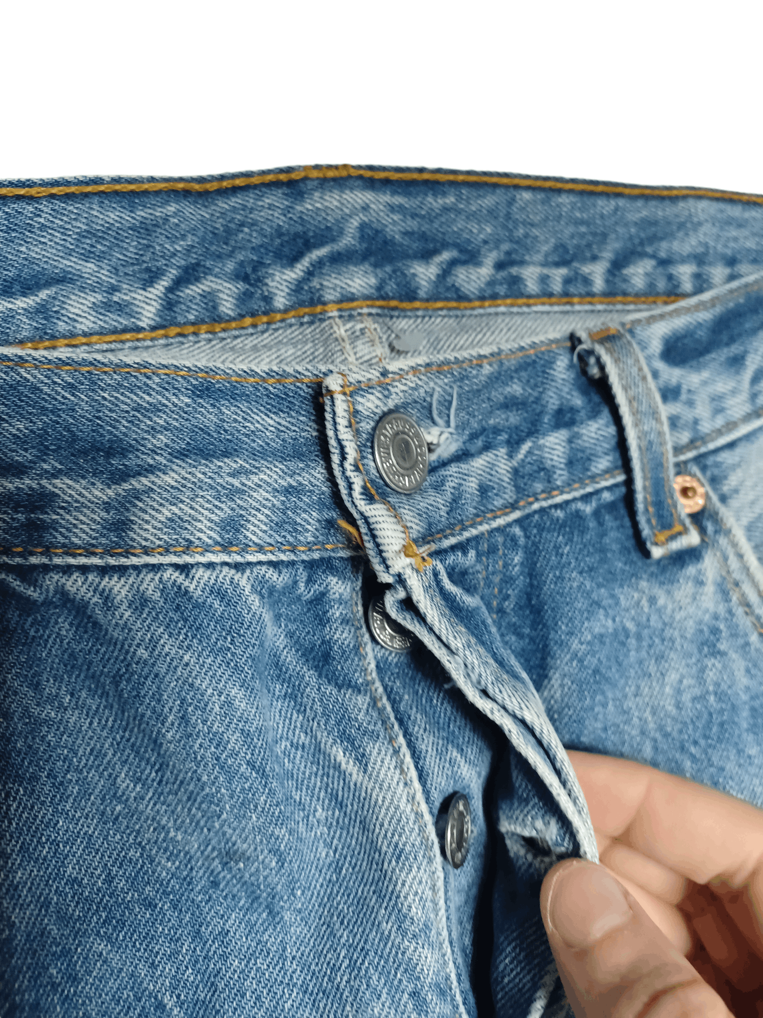 Levi's Vintage Clothing LEVIS 501 VINTAGE 90S MADE IN USA W34 L30 JEANS DENIM Size US 34 / EU 50 - 3 Thumbnail