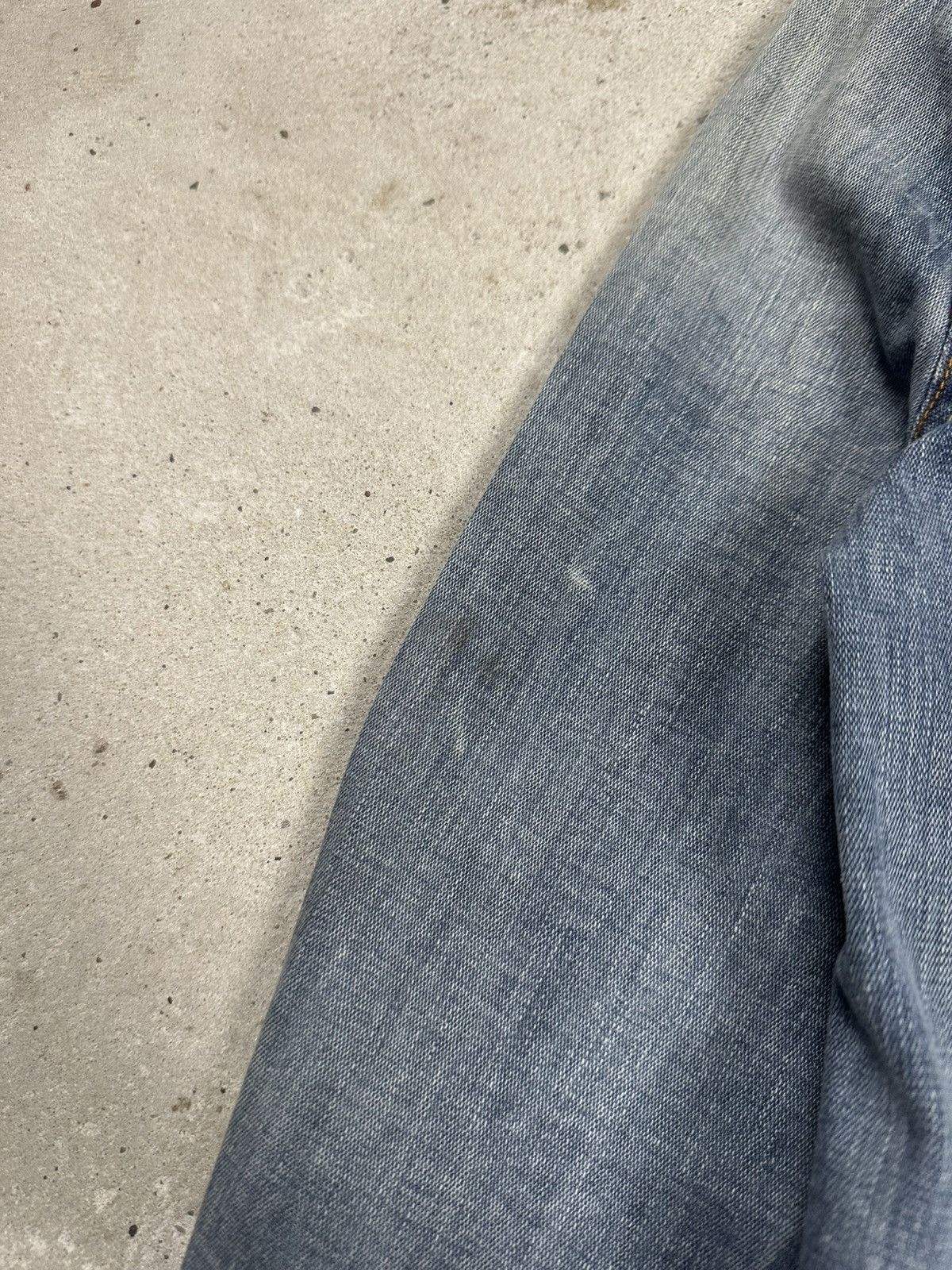 Alexander McQueen Alexander McQueen Blue Denim Skull Wings Jeans Stone Wash Size L / US 10 / IT 46 - 4 Thumbnail