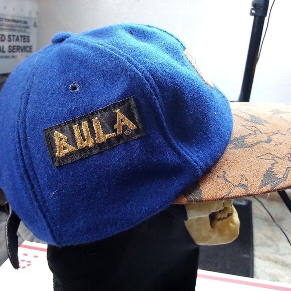 Vintage Vintage 90s Bula US Ski Team Wool Suede Brim Snap Back Hat Size ONE SIZE - 4 Thumbnail