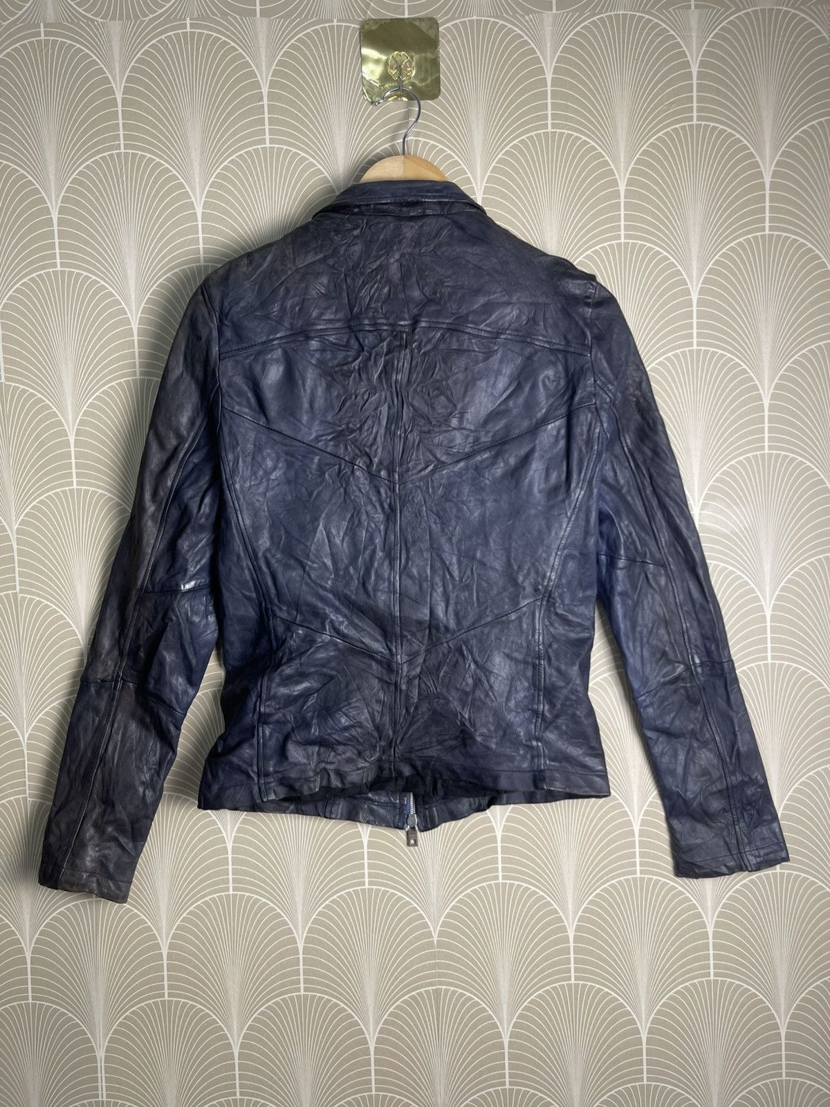 Giorgio Brato VINTAGE GIORGIO BRATO ORGANIC EDITION BIKER LEATHER JACKET Size US S / EU 44-46 / 1 - 2 Thumbnail