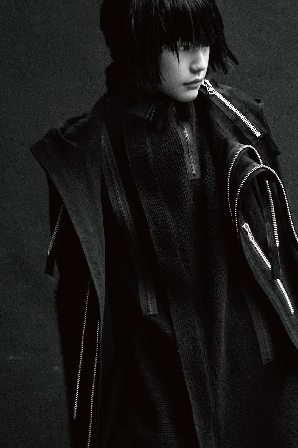 Yohji Yamamoto Fall20-21 B Yohji Yamamoto Muti Zip Coat Size S / US 4 / IT 40 - 1 Thumbnail