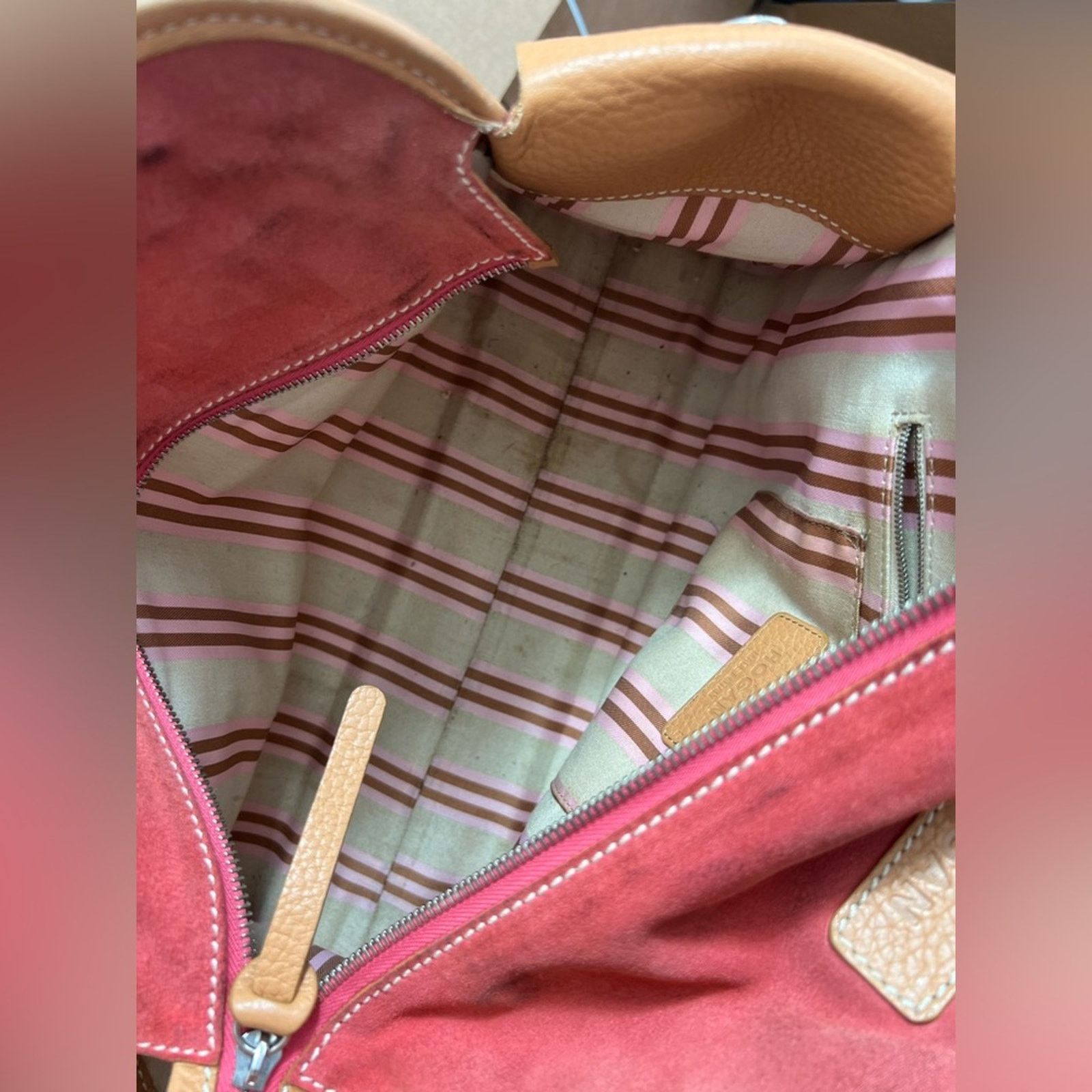 Hogan HOGAN Leather And Canvass Satchel Bag Made in Italy Size ONE SIZE - 9 Thumbnail
