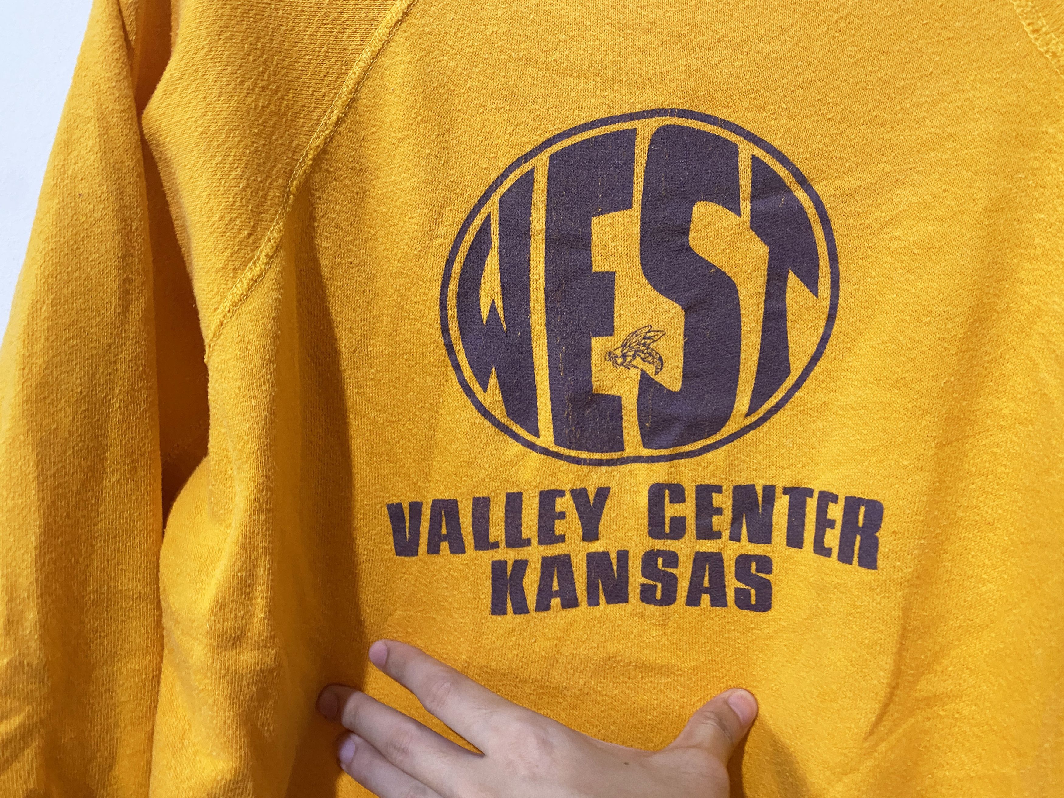 Vintage Vintage 80s Valley Center Kansas Sweatshirt Size US S / EU 44-46 / 1 - 2 Thumbnail