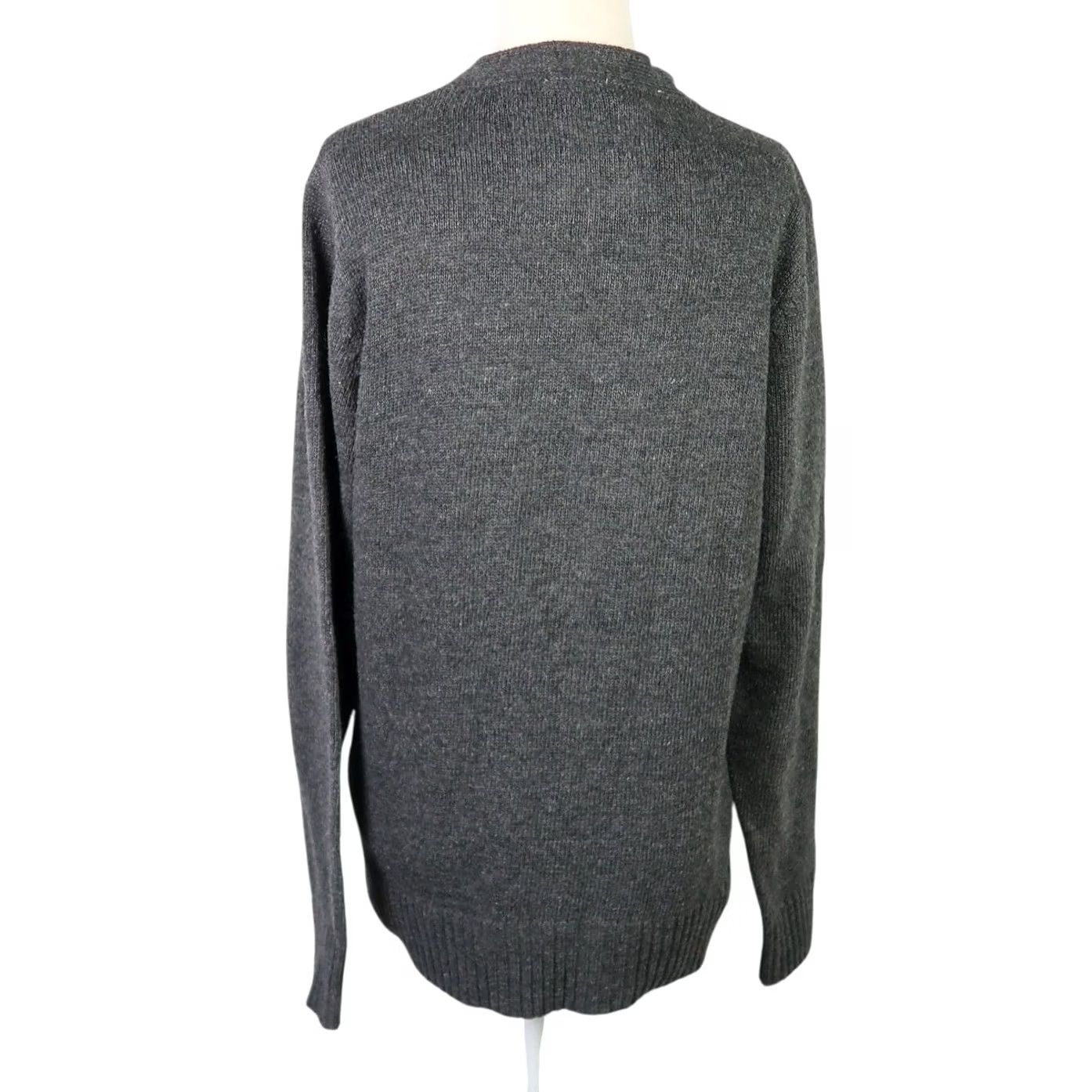 Abercrombie & Fitch Abercrombie & Fitch Muscle Fit Charcoal Grey Cotton Knit Cardigan Sweater Mens M Size US M / EU 48-50 / 2 - 4 Thumbnail