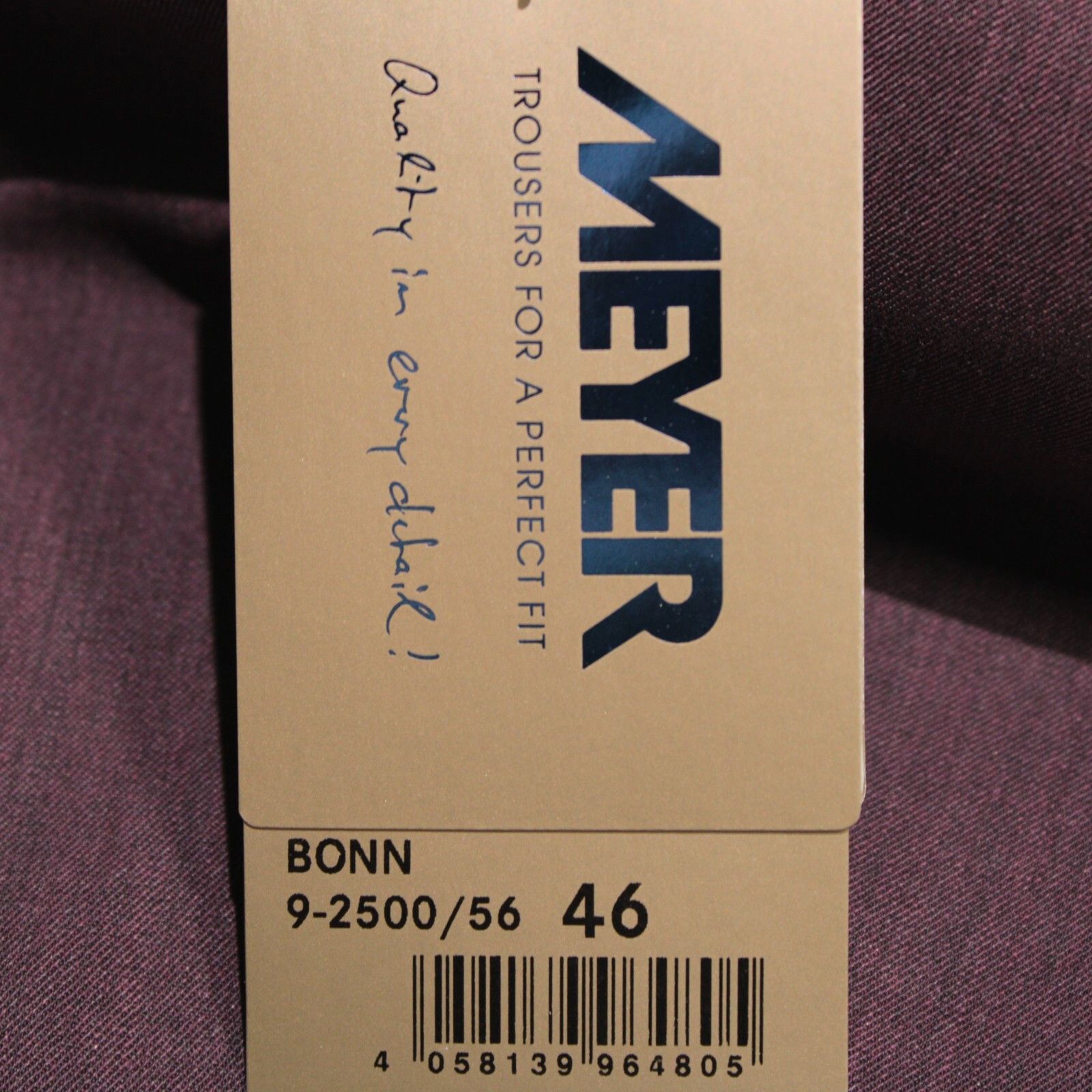 Other Meyer New with tags Dress Pants Size 30 US In Purple Size US 30 / EU 46 - 4 Thumbnail