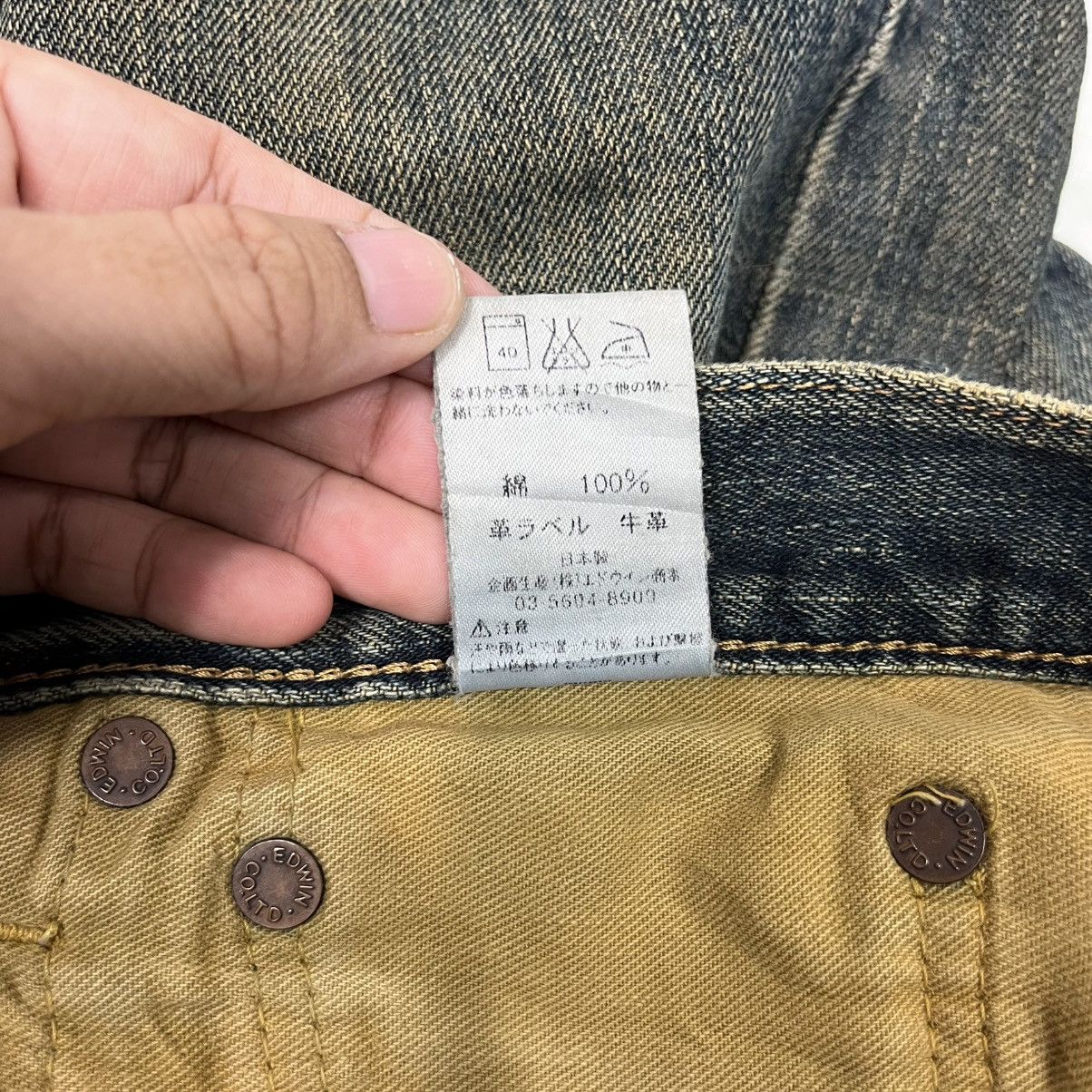 Edwin Vintage Edwin Distressed Selvedge Denim Jeans Size US 28 / EU 44 - 20 Thumbnail