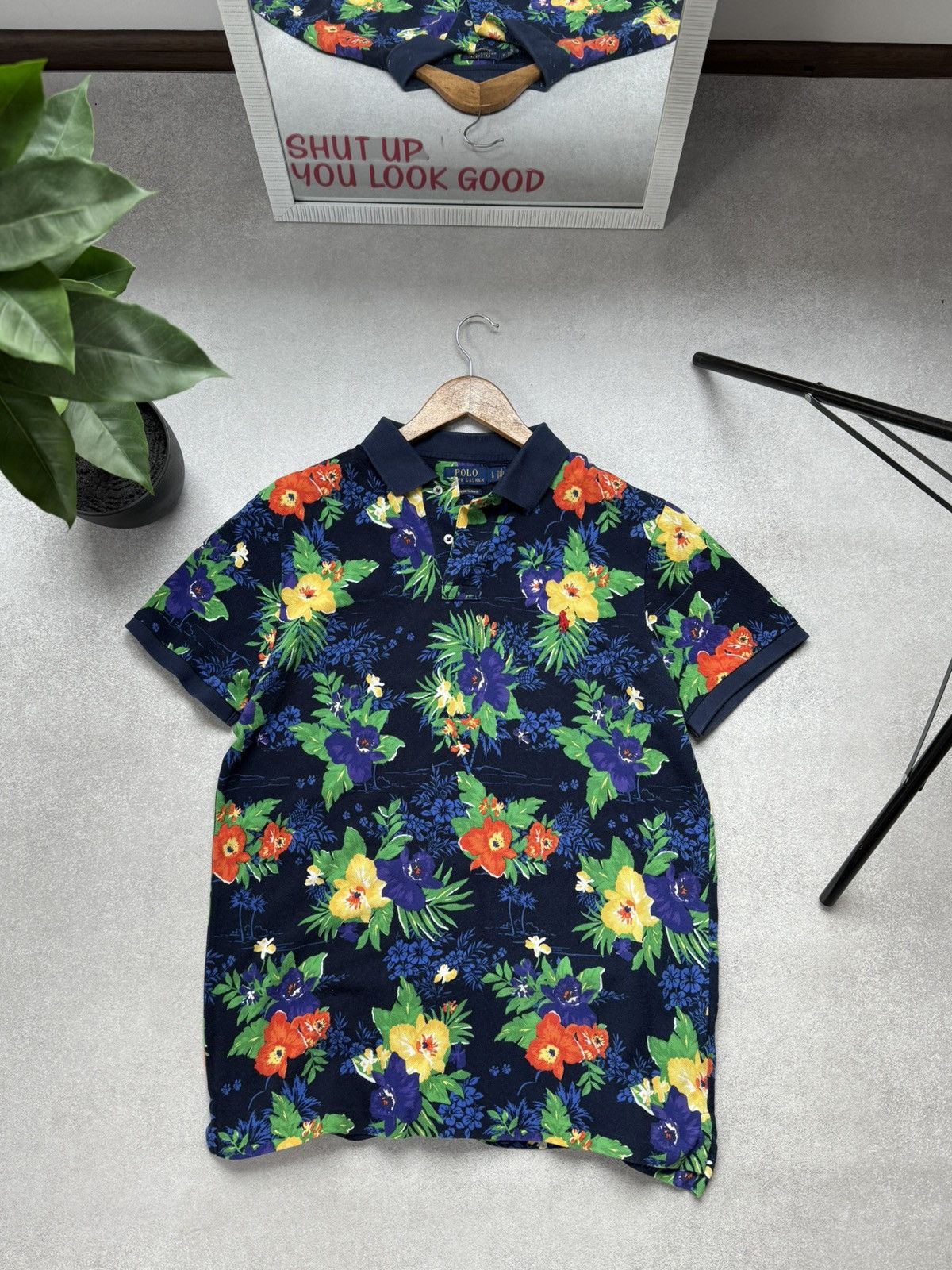 Polo Ralph Lauren Polo Ralph Lauren Hawaiian Polo Shirt Men's Aloha Floral Size US L / EU 52-54 / 3 - 2 Thumbnail