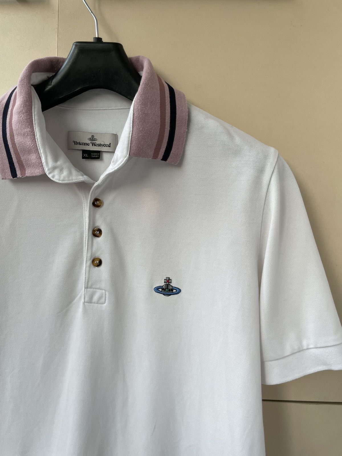 Vivienne Westwood Vivienne westwood White Polo Shirt Size US XL / EU 56 / 4 - 2 Thumbnail