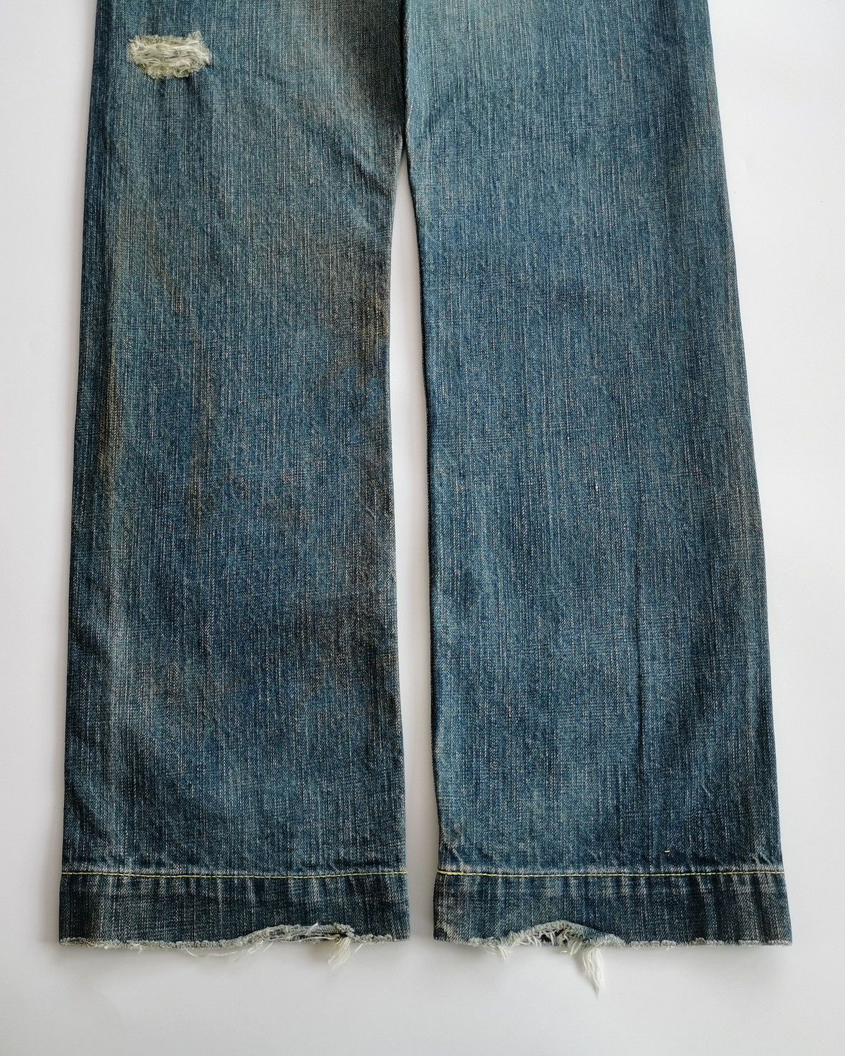 Japanese Brand Cocolulu Japan Print Stitching Denim Jeans Size US 30 / EU 46 - 7 Thumbnail