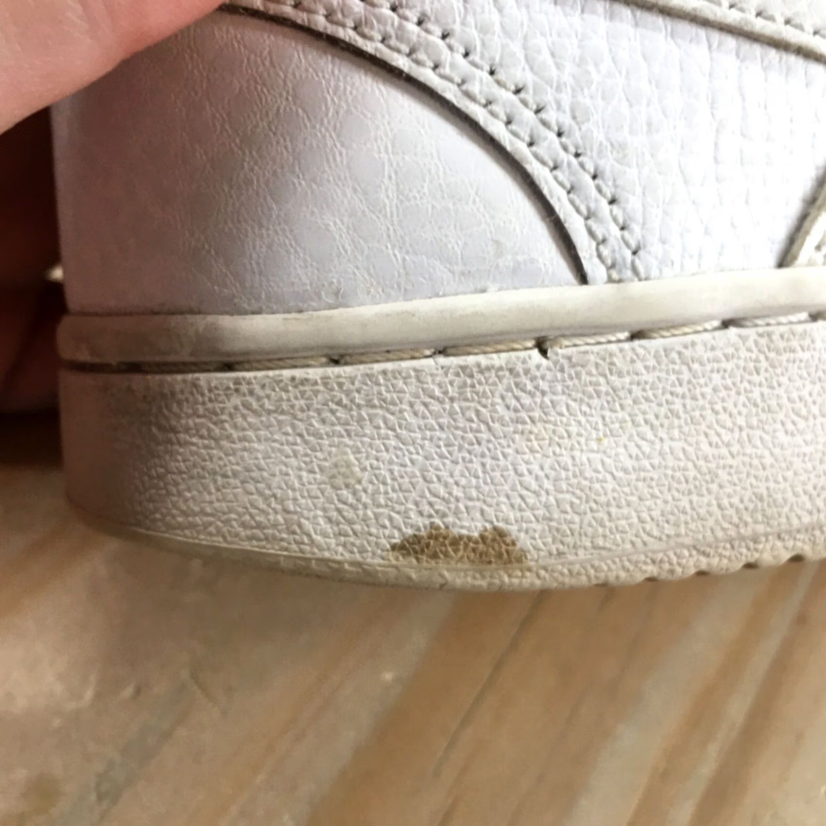 Nike Nike Court Vision Low Sneakers White Lace Up - Womens 7.5, Casual, Leather Upper, CD5434-100 Size M / US 6-8 / IT 42-44 - 7 Thumbnail